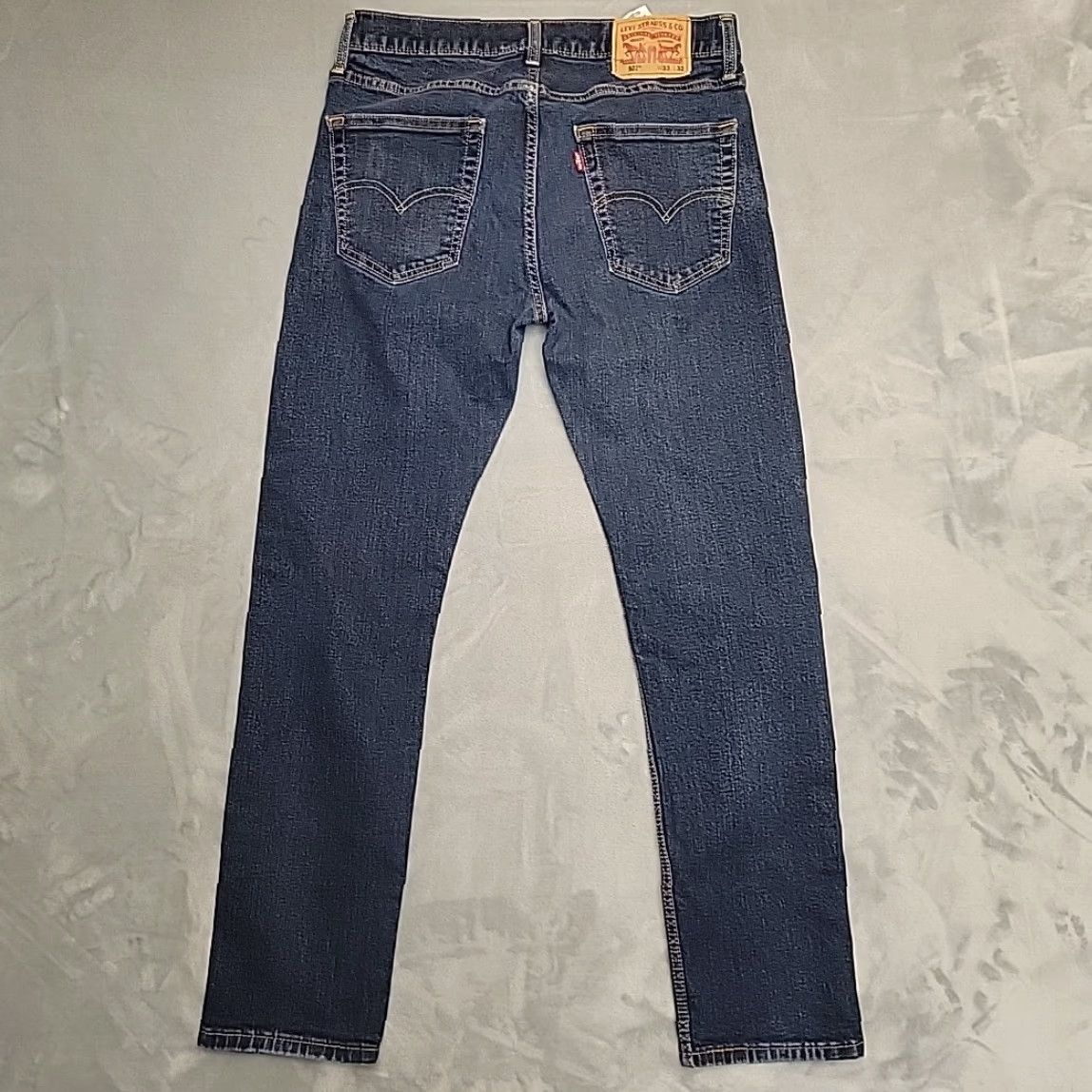Vintage Levis Jeans Mens 33x32 Blue Denim 502 Red Tab Stretch Comfort Blend Casual Jeans Size US 33 - 6 Thumbnail