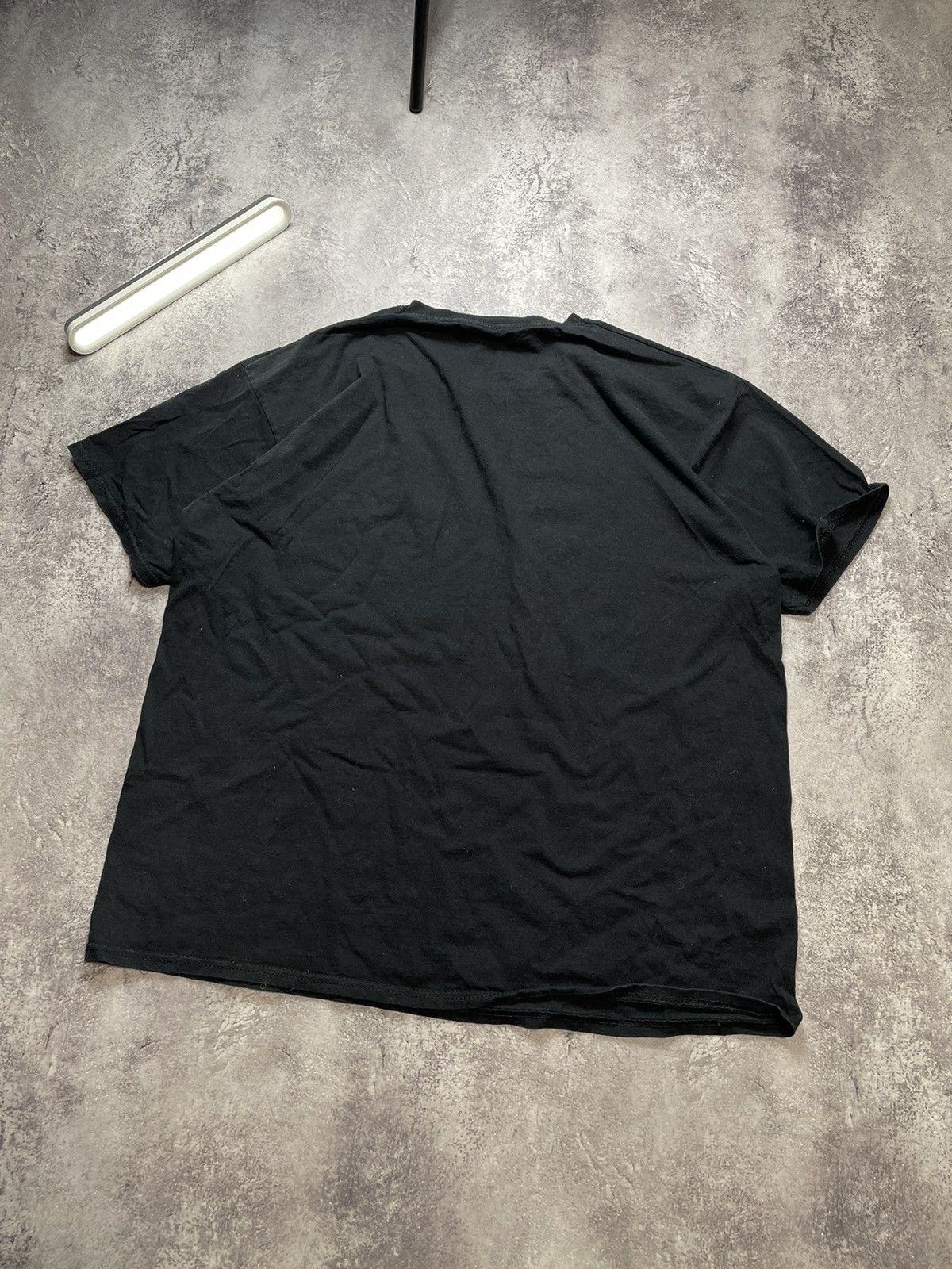 Fruit Of The Loom J'adore Paris Vtg Faded Black 00s Streetwear Tee Size US XL / EU 56 / 4 - 6 Thumbnail