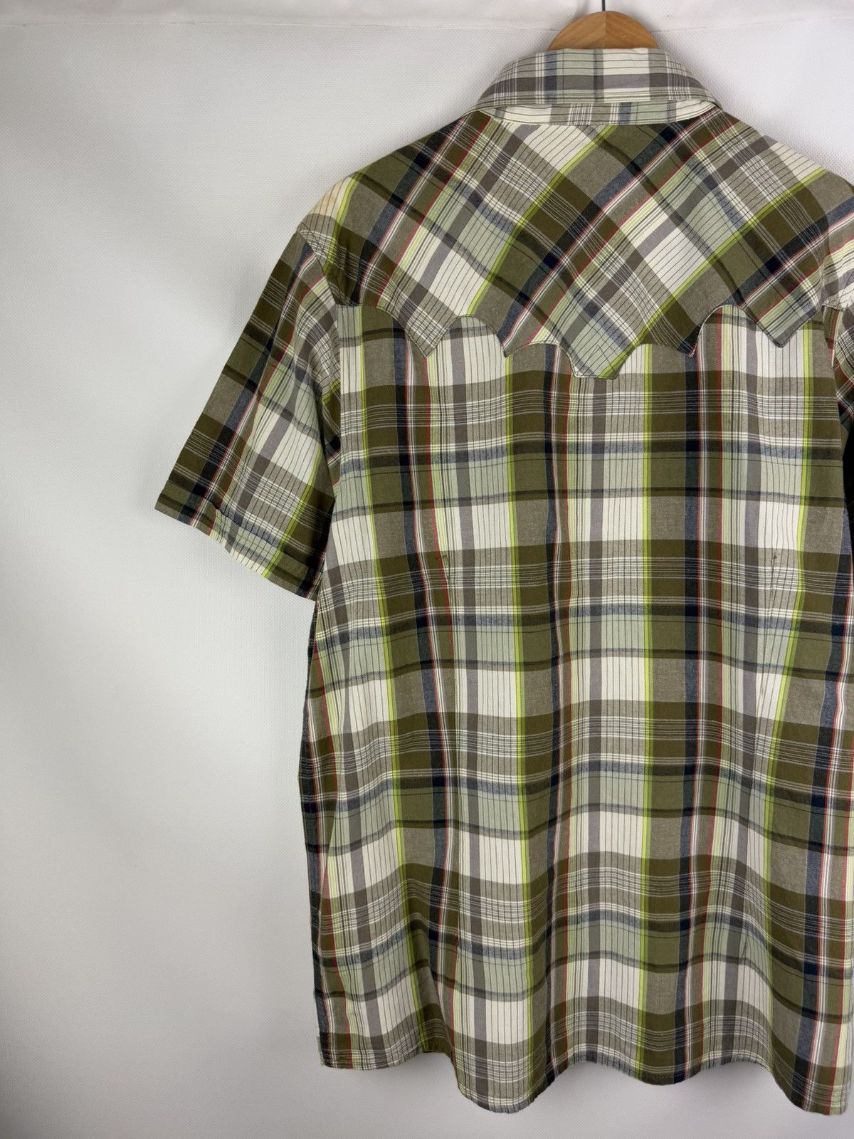 Oakley Oakley Short Sleeve Checked Plaid Outdoor Western Shirt Size US XL / EU 56 / 4 - 15 Thumbnail