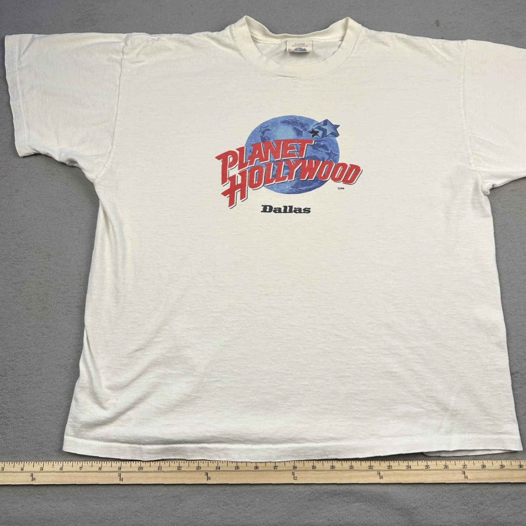 Vintage VINTAGE Planet Hollywood Dallas Shirt Mens XL White Tee Restaurant 90s Size US XL / EU 56 / 4 - 3 Thumbnail
