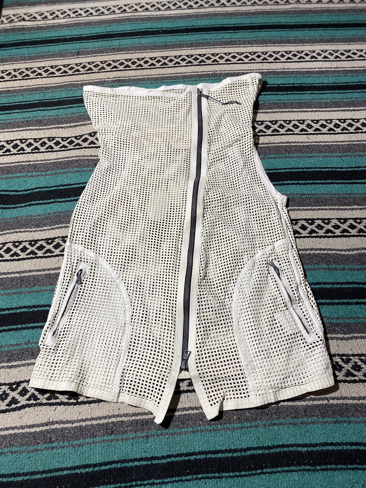 Isaac Sellam Experience Isaac Sellam Hypnotique Grillage Platre Leather Vest Size US S / EU 44-46 / 1 - 2 Thumbnail