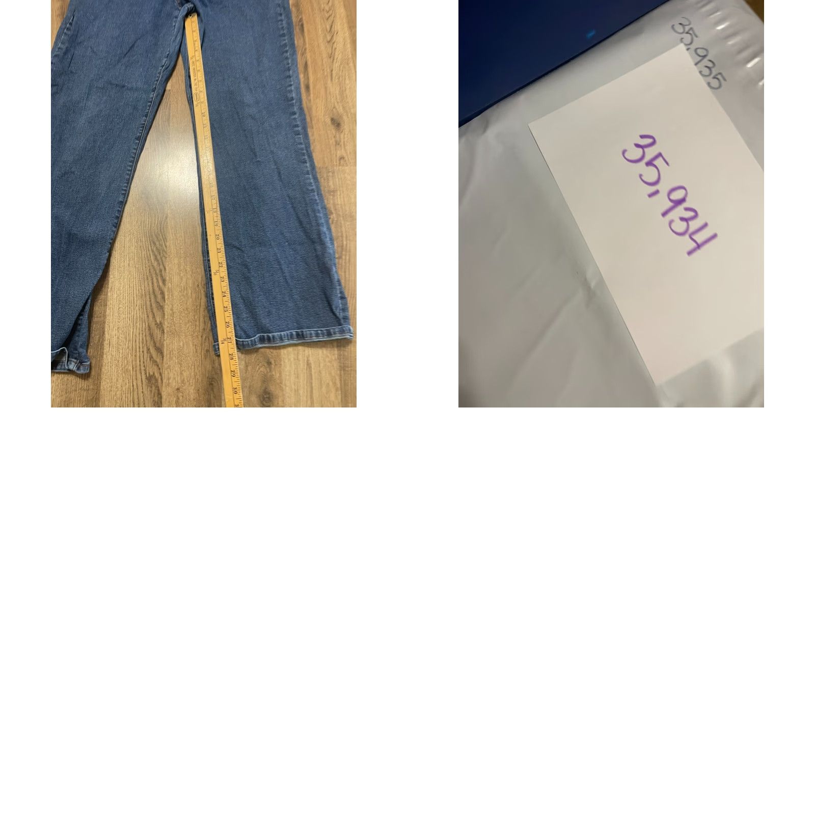 Levi's Levi's 512 Jeans Womens 20M Blue Denim Slimming Flared Leg 5-Pocket Plus Size Adult Womens Size 42" / US 20 - 8 Thumbnail