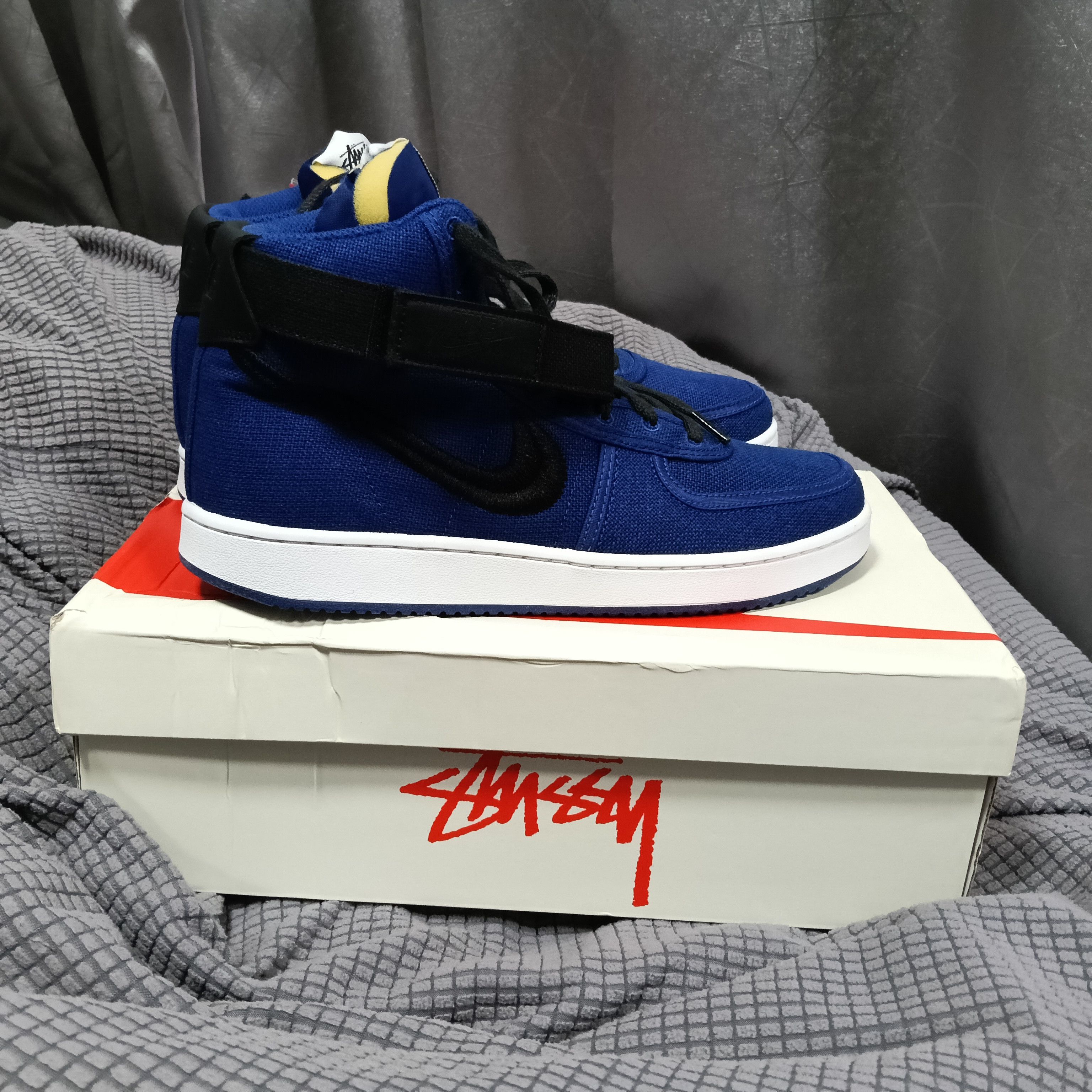 Nike × Stussy NIKE X STUSSY VANDAL HI ROYAL BLUE Size US 9.5 / EU 42-43 - 3 Thumbnail