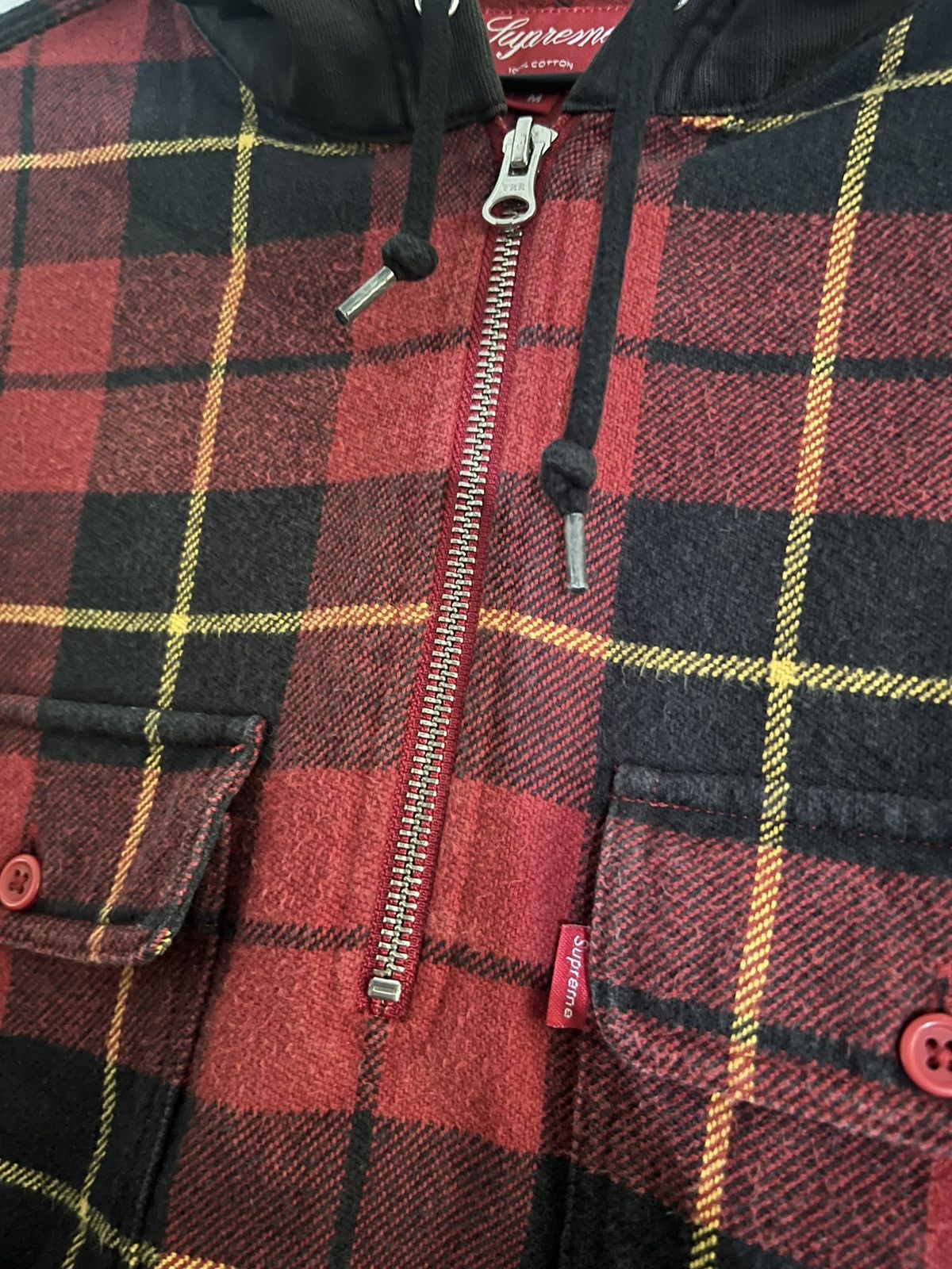 Supreme Supreme 2016 plaid quarter zip Size US M / EU 48-50 / 2 - 3 Thumbnail