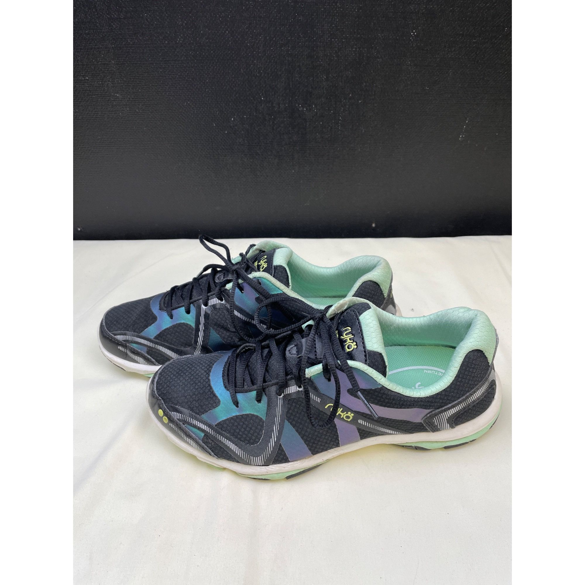 Other Ryka Women's Black Green Training Running Shoes / Sneakers S Size US 9.5 / IT 39.5 - 3 Thumbnail