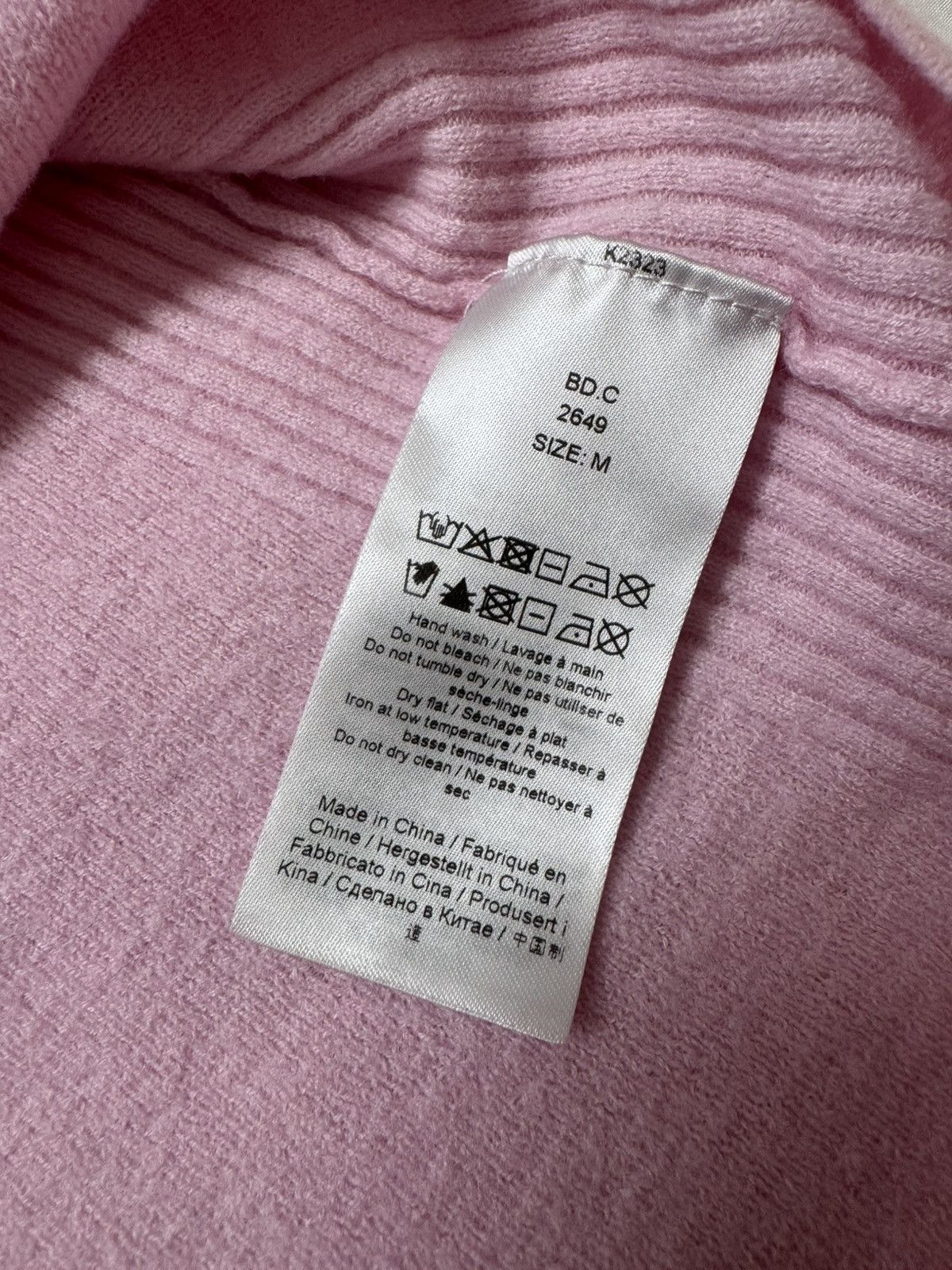 Ganni GANNI Pink Button Placket Polo Size M / US 6-8 / IT 42-44 - 5 Thumbnail