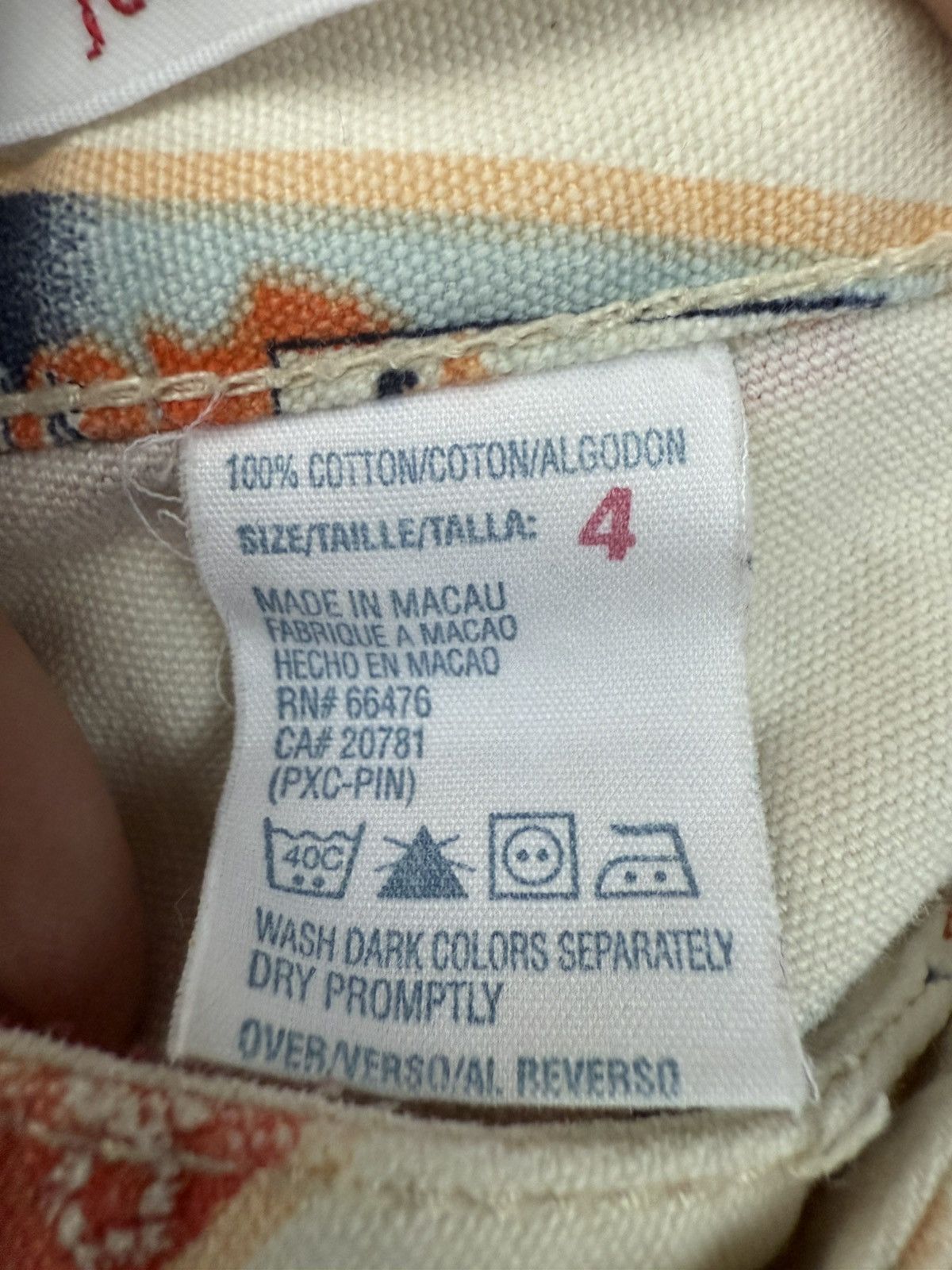 Tommy Hilfiger Tommy Hilfiger Postage Print Vintage Capri Jeans Size 27" / US 4 / IT 40 - 8 Thumbnail