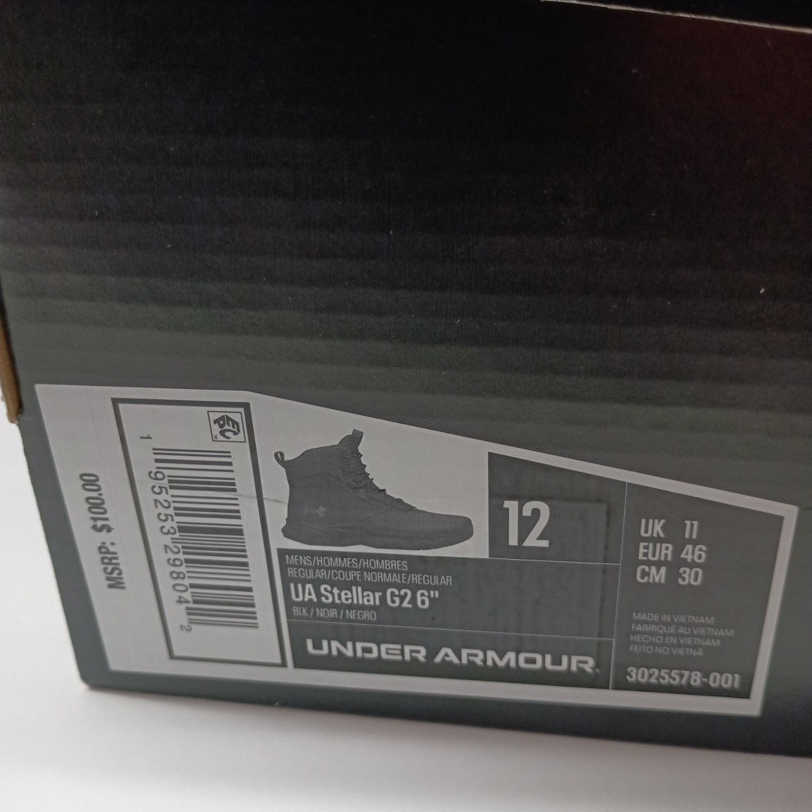 Under Armour Under Armour G2 6" Tactical Boots Mens Size 12 Black 3025578 Size US 12 / EU 45 - 8 Thumbnail