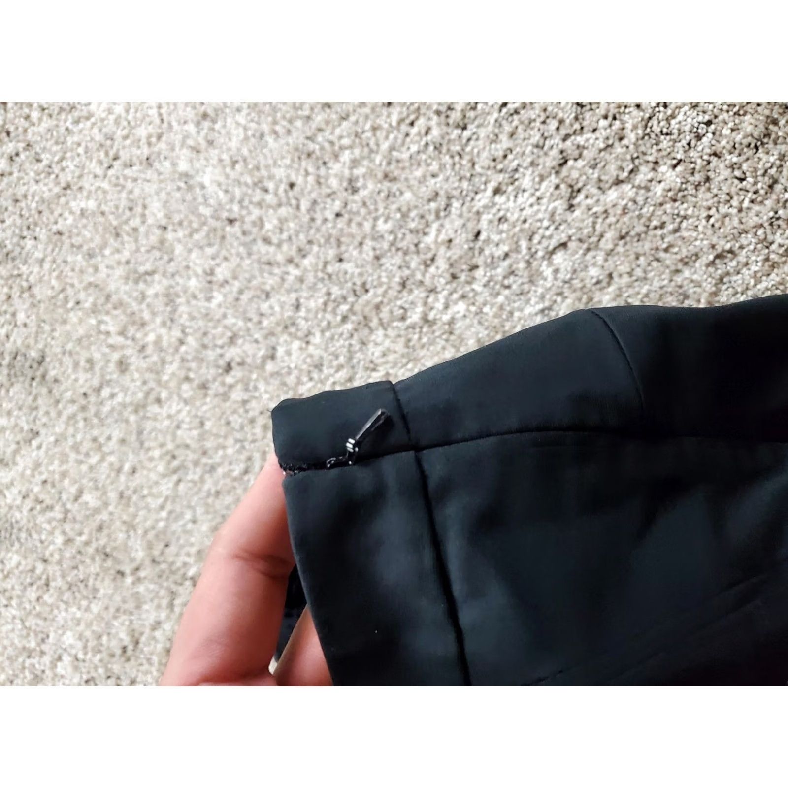 Vintage Ministry of Supply Pants Womens 00 Black Slim Fit Stretch Dress Office Side Zip Ankle Pocket Mid Rise 27.5in Chino Workwear Mens Womens? Size 24" / US 00 / IT 34 - 3 Thumbnail