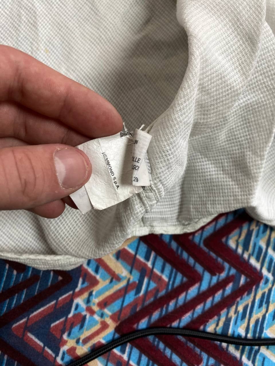 Valentino × Vintage Vintage Valentino Light Blue Pocket Logo Button Up Shirt Size US XL / EU 56 / 4 - 8 Thumbnail