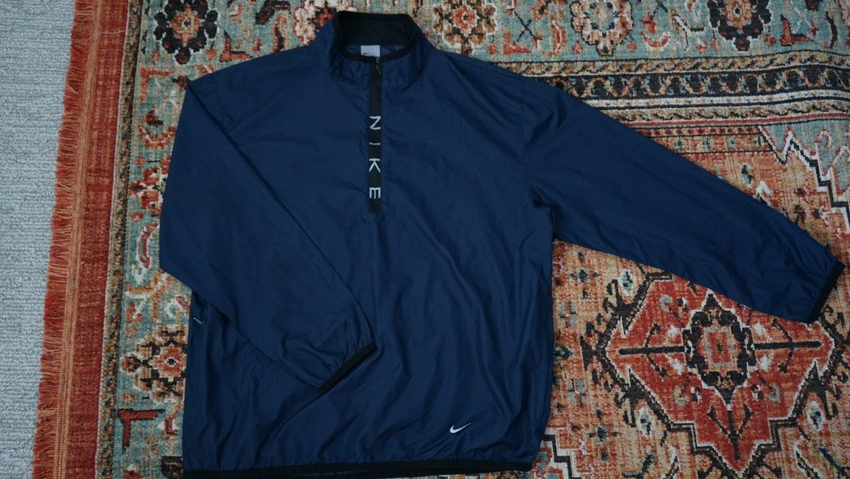 Nike Vintage Navy Blue Nike Windbreaker Size US L / EU 52-54 / 3 - 1 Thumbnail