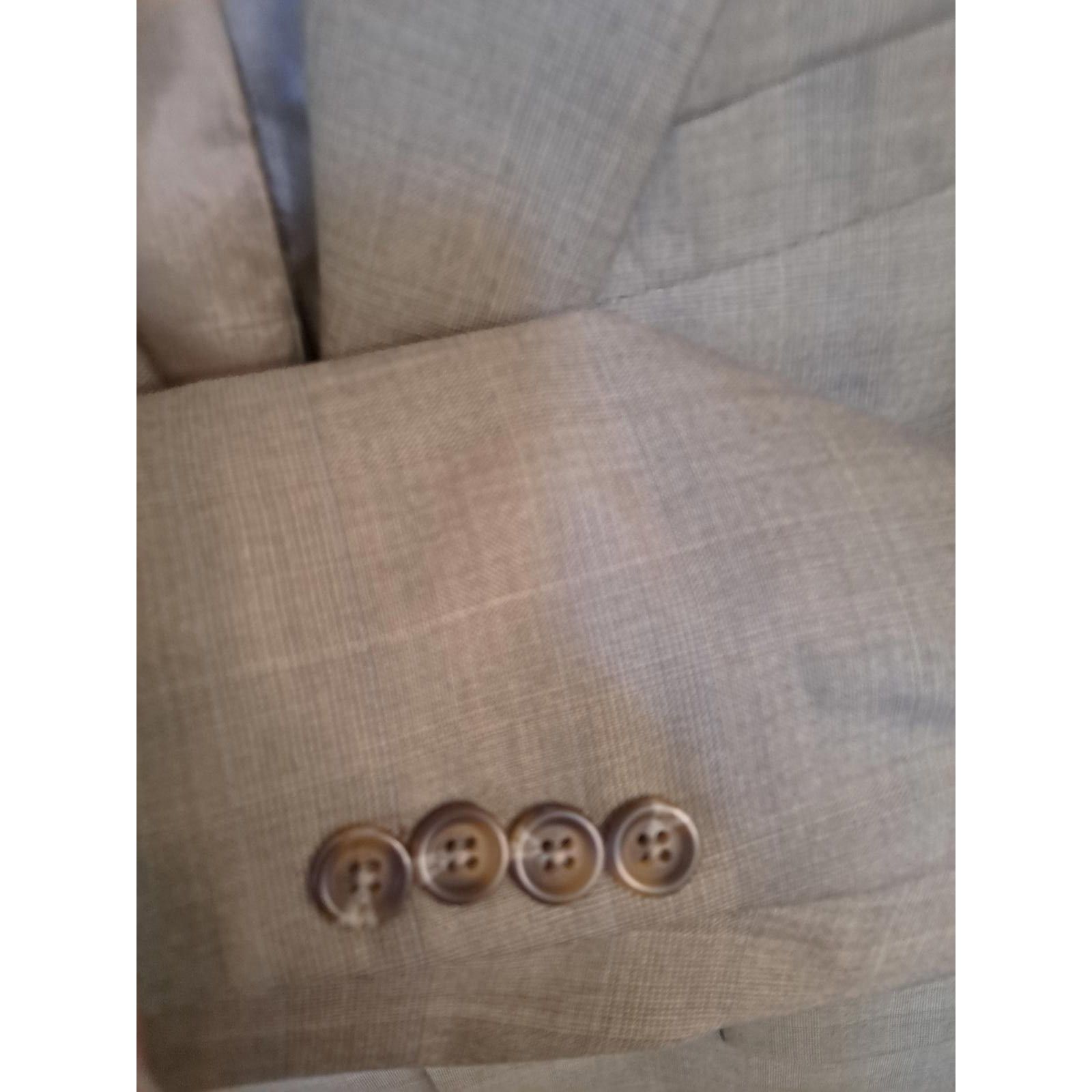 Lauren Ralph Lauren Lauren Ralph Lauren Tan 2 Button Blazer Wool/Cashmere Size 4 Size 40R - 3 Thumbnail