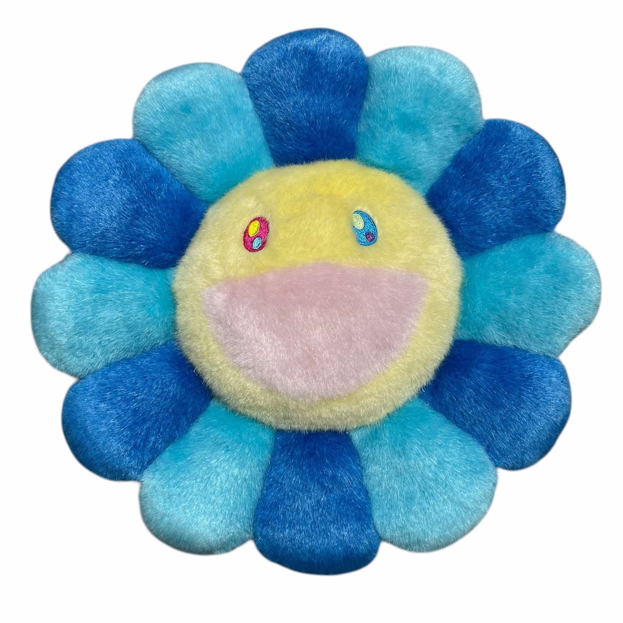 Takashi Murakami 30CM Creme Blue Flower Plush