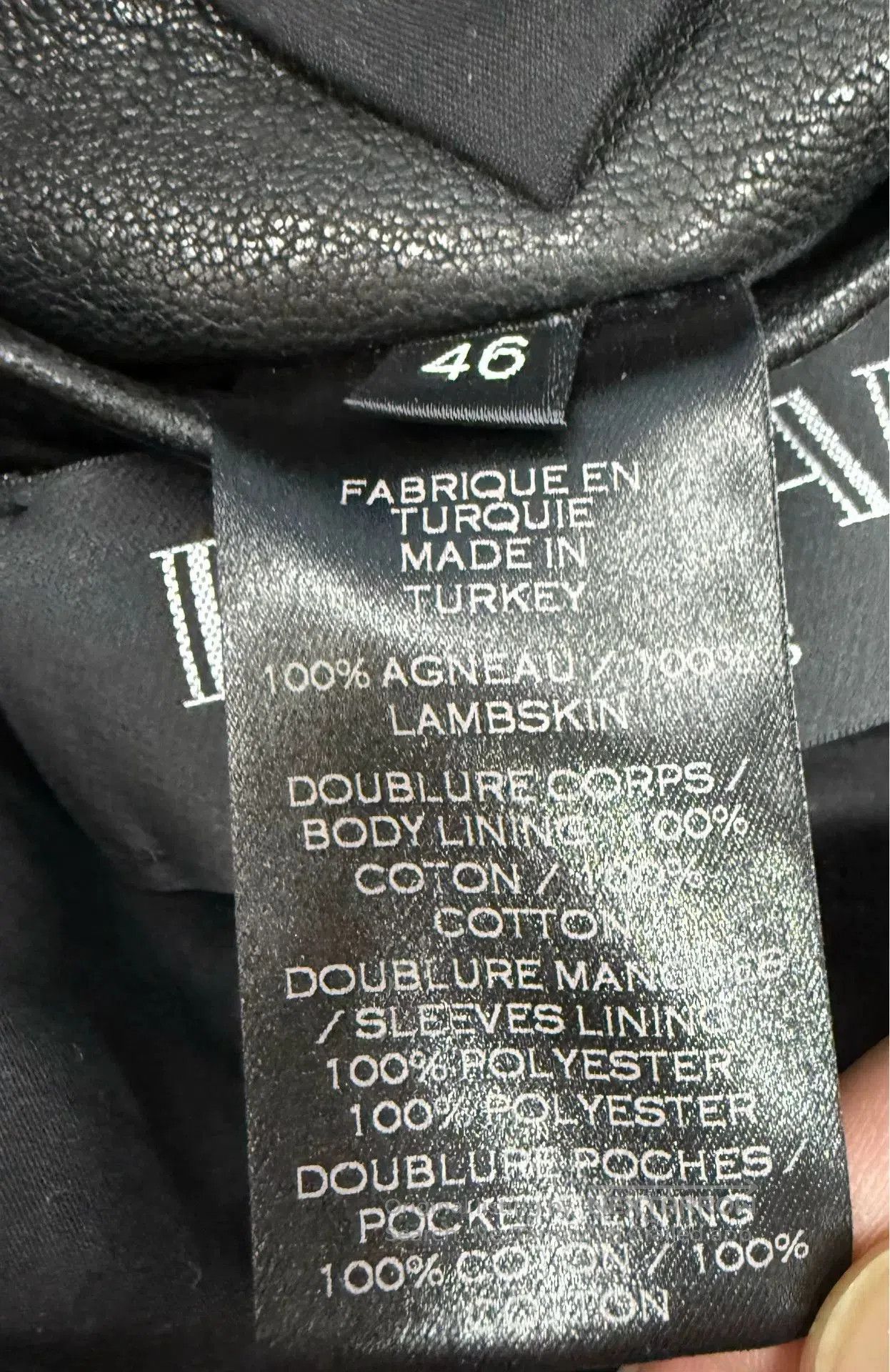 Balmain Balmain Men's Black Leather Biker Jacket. Size US S / EU 44-46 / 1 - 5 Thumbnail