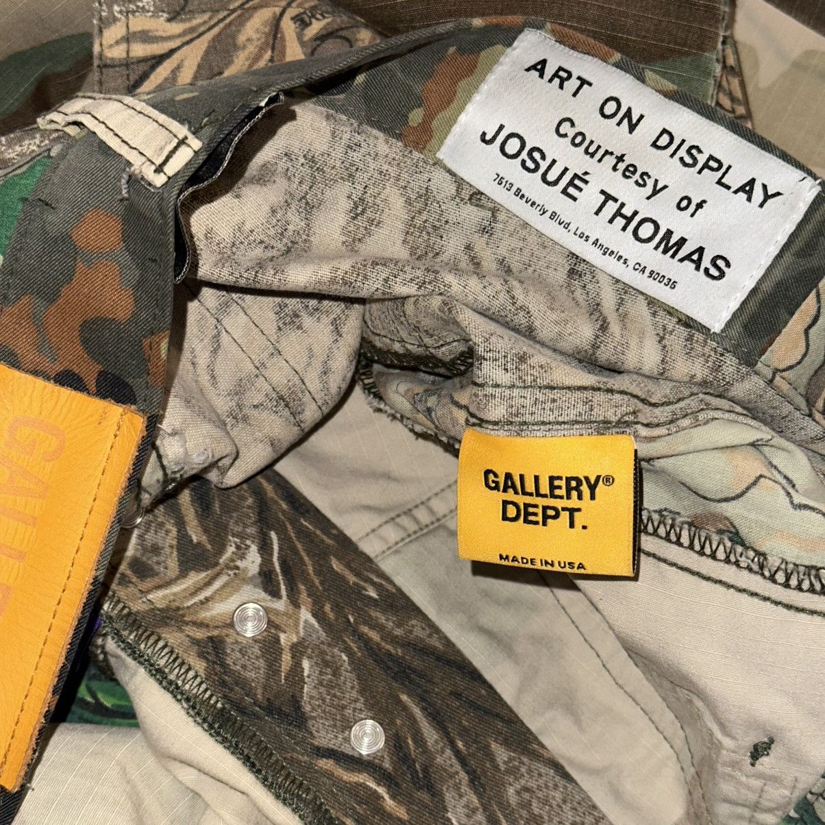 Gallery Dept. gallery dept fatigued pappy painter camo pants patchwork Size US 31 - 11 Thumbnail