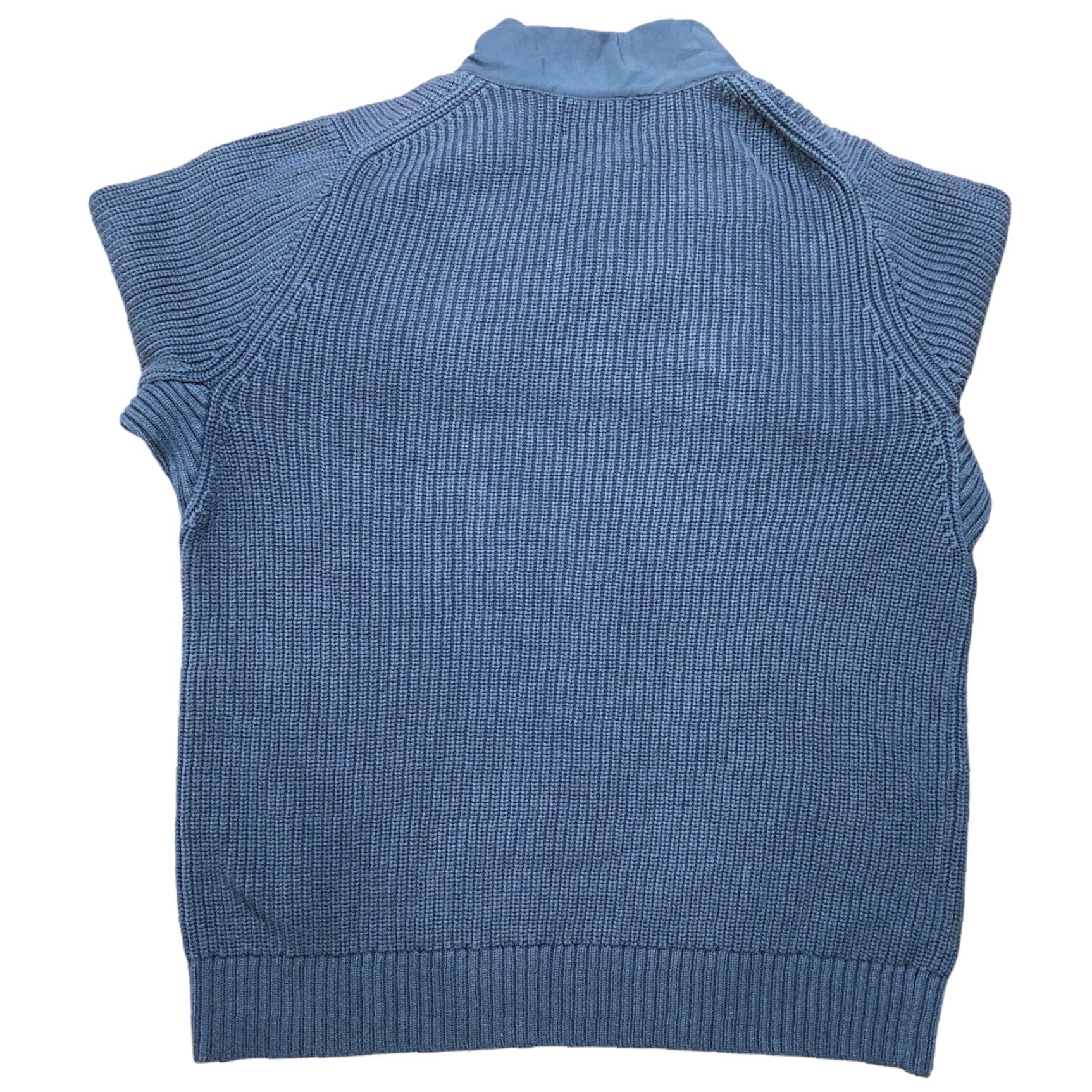 CO Duluth Trading Co Mens M Faded Blue Shawl Collar Henley Pullover Elbow Patch Sweater Shirt? Size US M / EU 48-50 / 2 - 3 Thumbnail