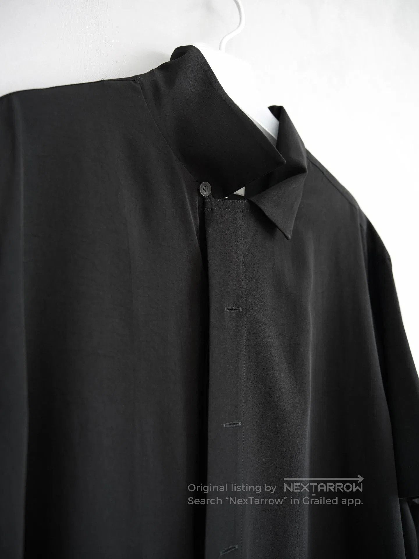 Yohji Yamamoto Yohji Yamamoto 22SS Deconstructed Triacetate Shirt. Size US M / EU 48-50 / 2 - 4 Thumbnail