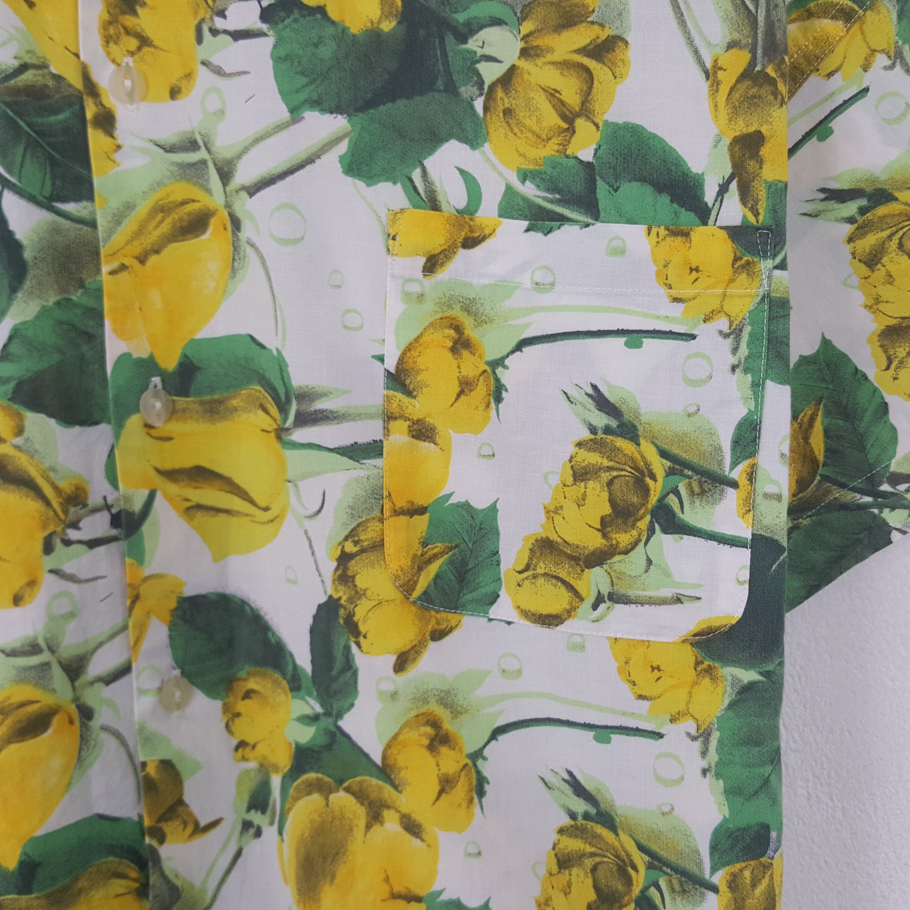Benetton Vintage Benetton Hawaii Button Up Shirt Size US L / EU 52-54 / 3 - 2 Thumbnail