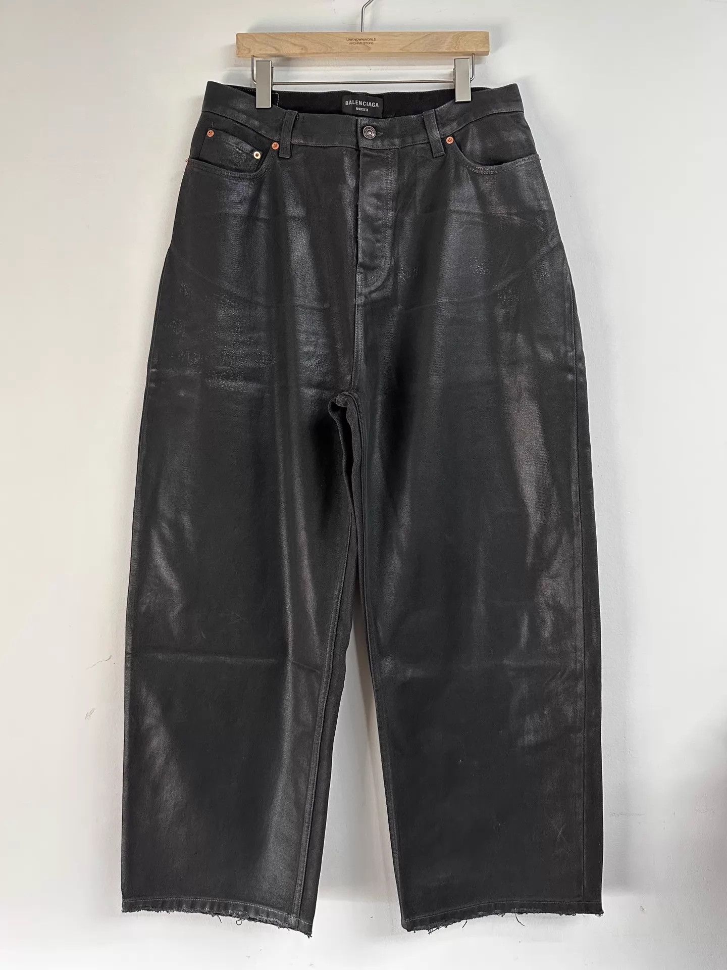 Balenciaga Balenciaga FW22 Vinyl Coated Pants | Grailed