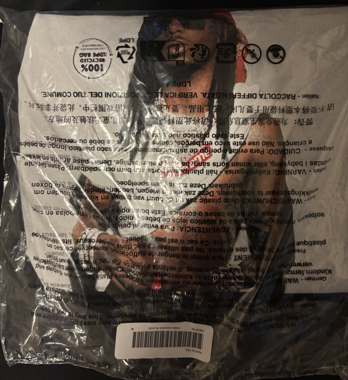 Supreme Playboi Carti x supreme shirt black Size US M / EU 48-50 / 2 - 3 Thumbnail