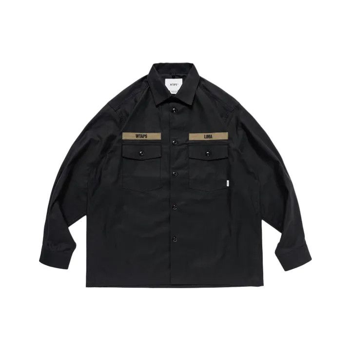 WTAPS Logo Design Long Sleeve Shirt 0079