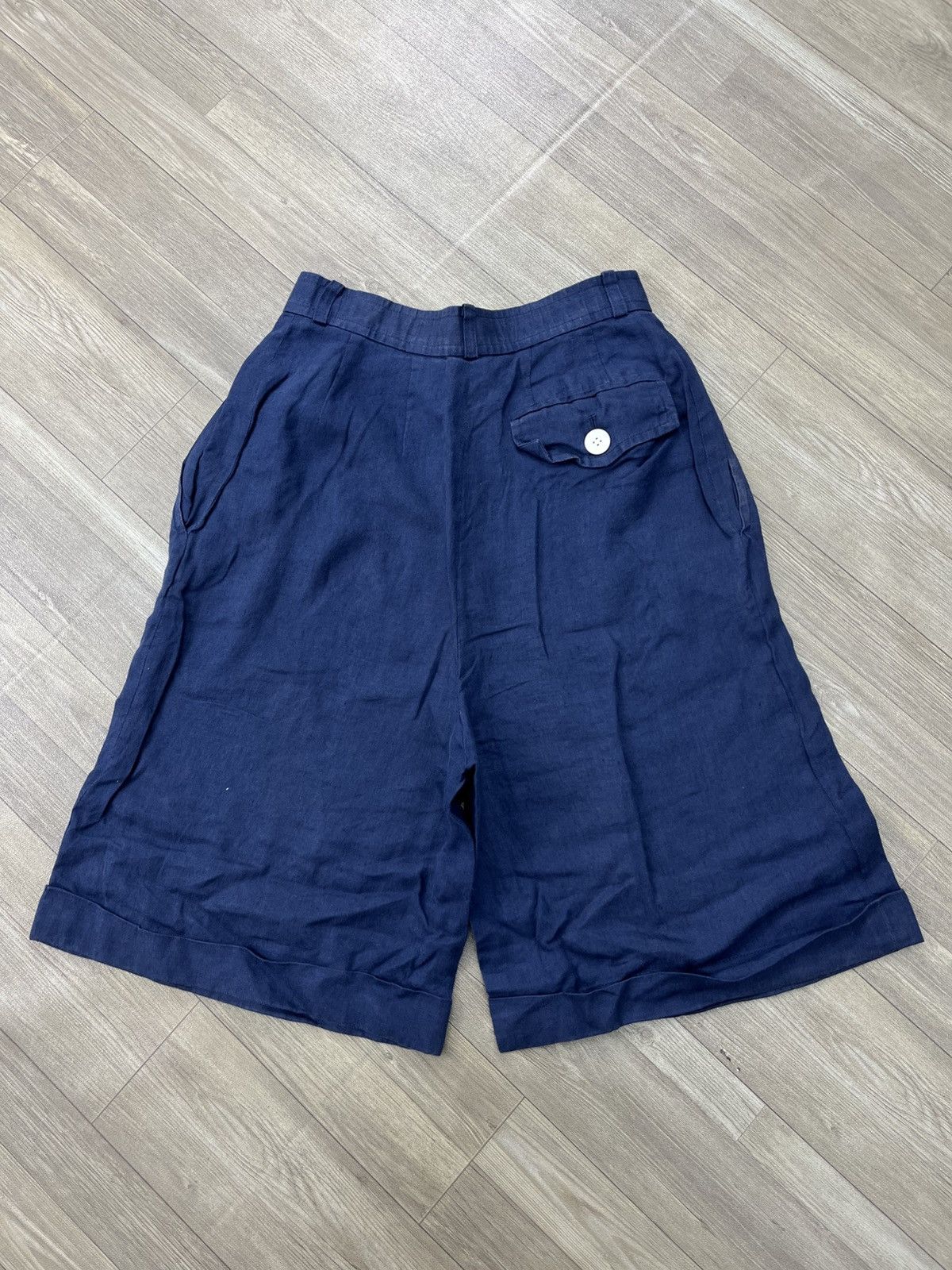 Givenchy Vintage Live Givenchy Cotton Blue Short Pants Size US 27 - 11 Thumbnail