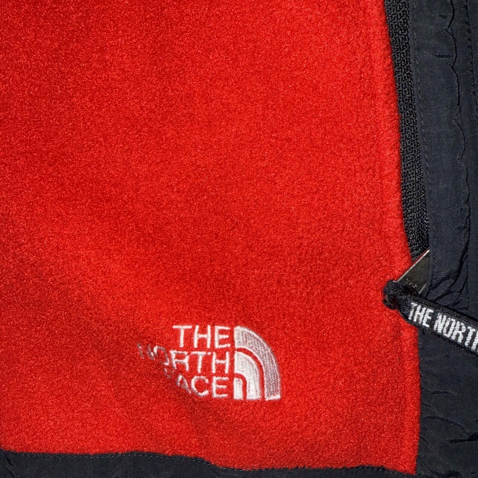 The North Face Vtg North Face Fleece Jacket Red Black 90s Denali Polartec Size US S / EU 44-46 / 1 - 5 Thumbnail
