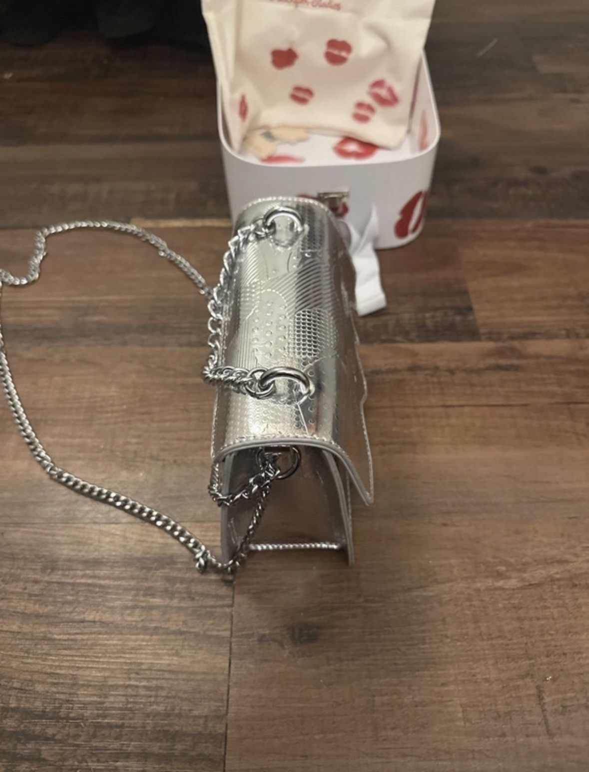 KidSuper Silver kissing bag Size ONE SIZE - 3 Thumbnail