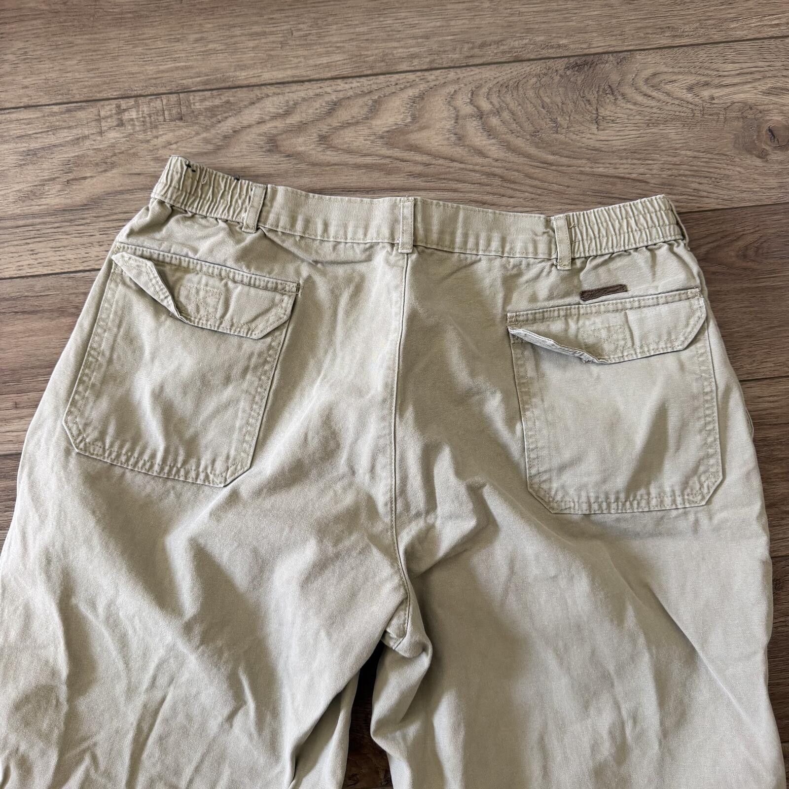 Woolrich Woolen Mills Vintage 90s Woolrich Rugged Outdoorwear Pleated Pants 38x30 Size US 38 / EU 54 - 12 Thumbnail