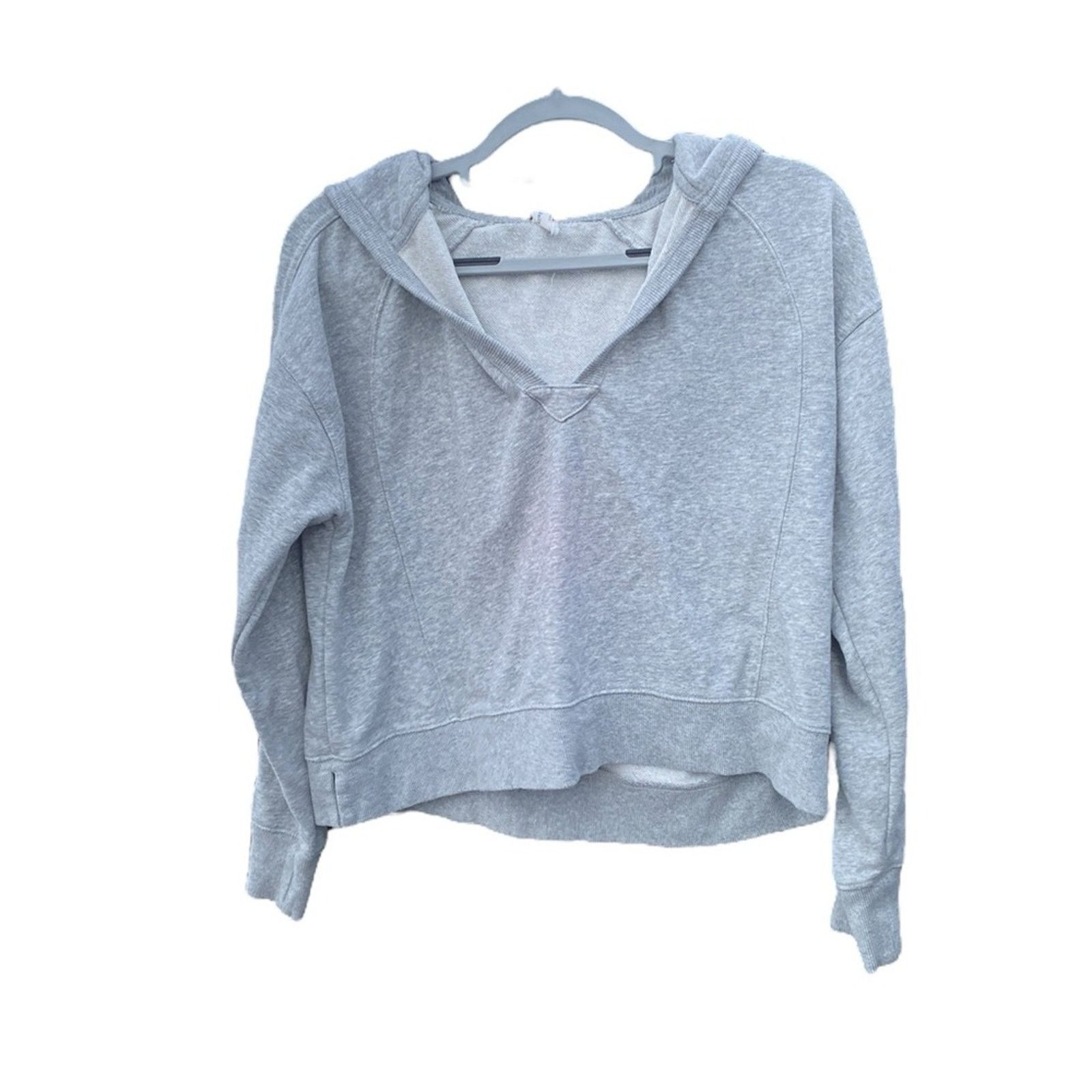 Anthropologie ANTHROPOLOGIE Daily Practice Hoodie Sweatshirt Women M Crop Size M / US 6-8 / IT 42-44 - 1 Thumbnail