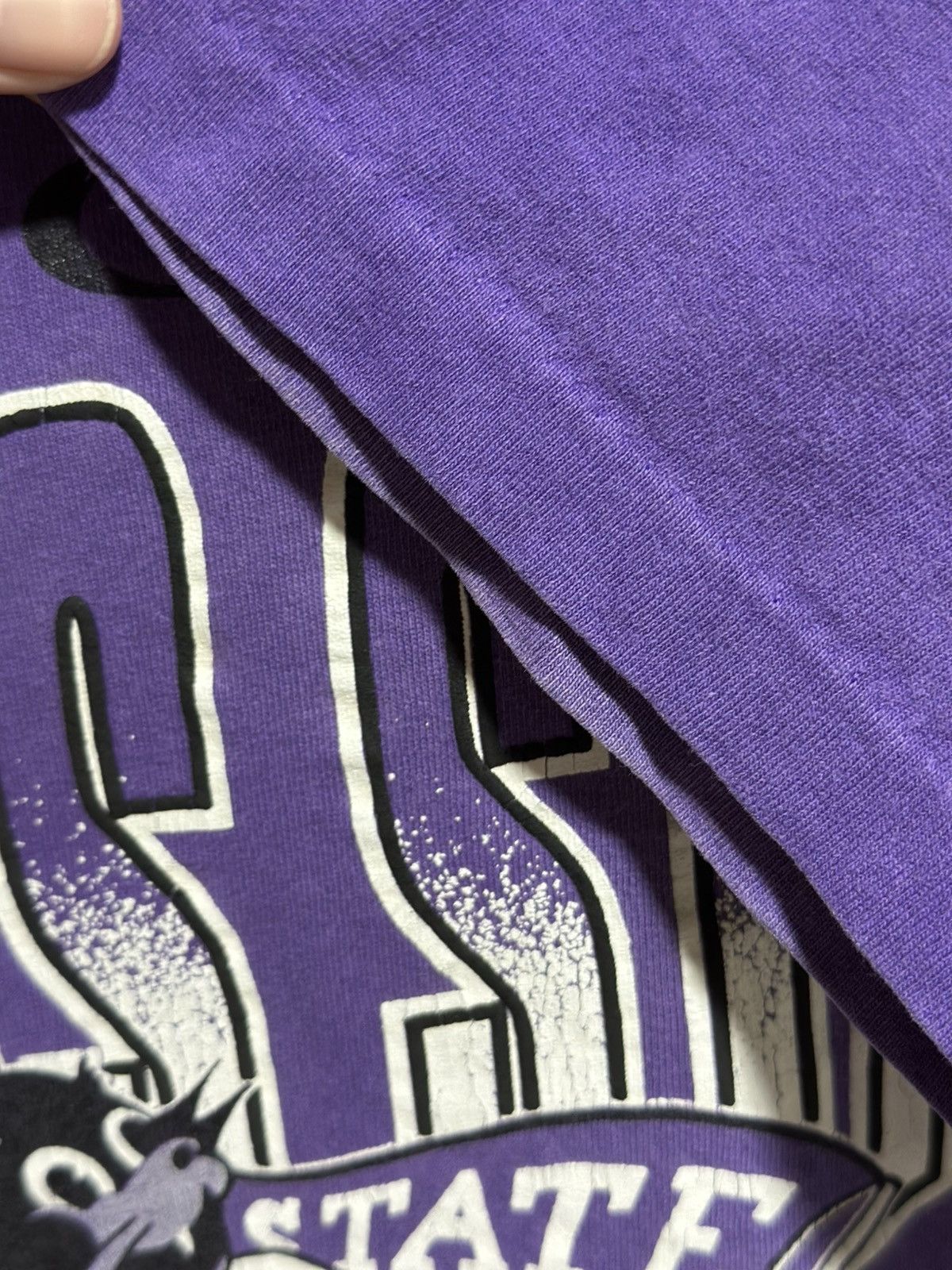 Garment Project × Sears × Vintage Vintage Wildcat Kansas State University Faded Tee Size US M / EU 48-50 / 2 - 4 Thumbnail