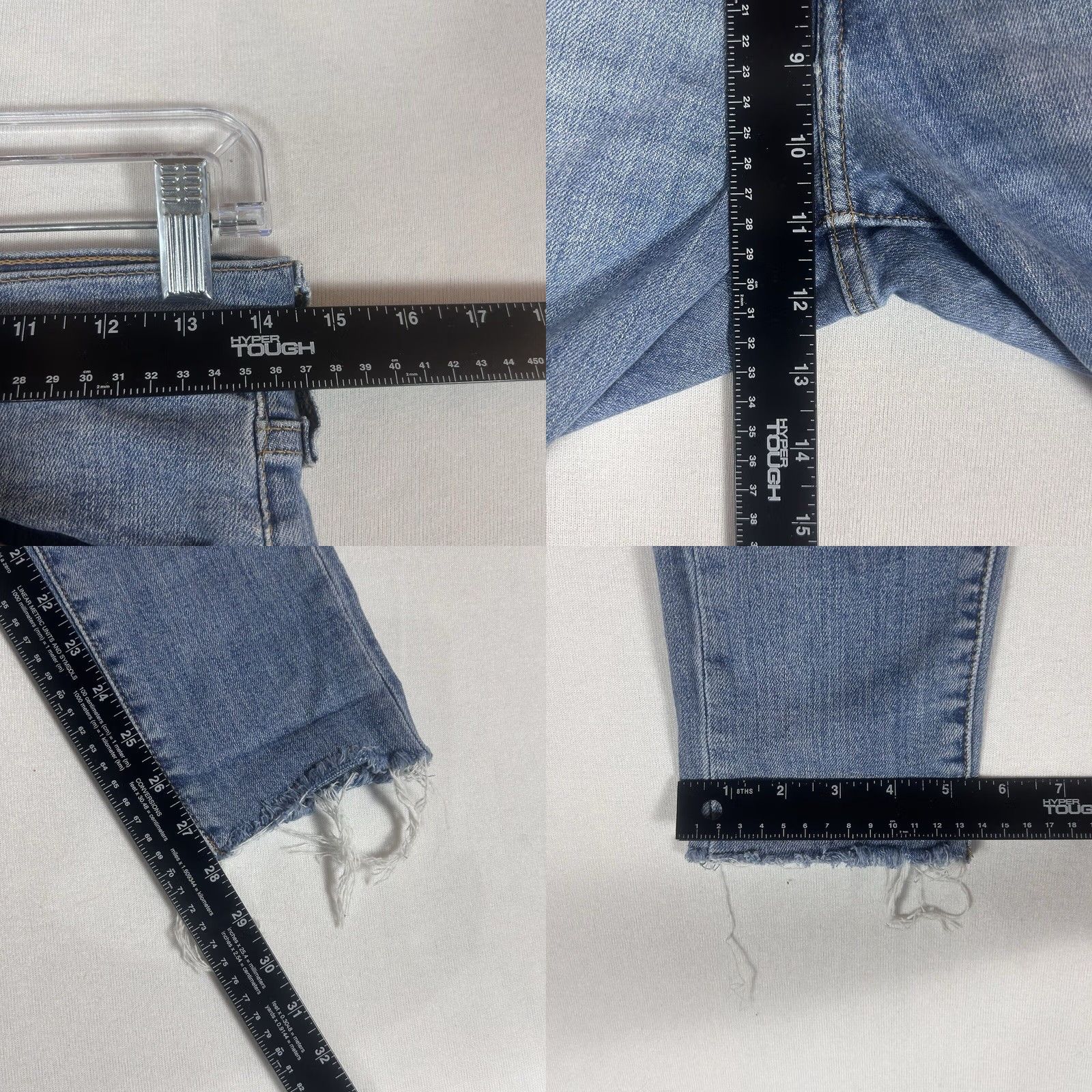 Levi's Levi's Wedgie Skinny Jeans Women's 28 Button Fly High Rise Light Wash Denim Slim Jeggings Distressed Pockets 5-Pocket Size 28" / US 6 / IT 42 - 8 Thumbnail