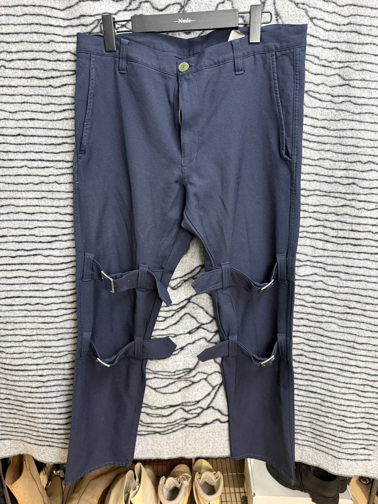 Comme des Garcons Comme des Garçons Homme Double Strap Trousers Size US 36 / EU 52 - 1 Thumbnail