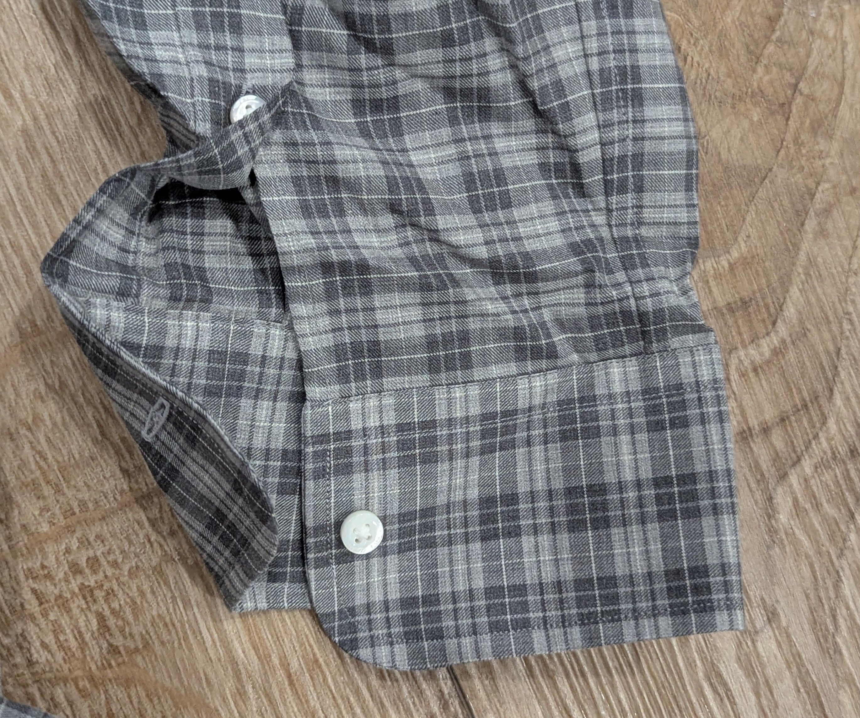 Ralph Lauren Purple Label Ralph Lauren Purple Label Herringbone Button Up Shirt 2XL Size US XXL / EU 58 / 5 - 4 Thumbnail