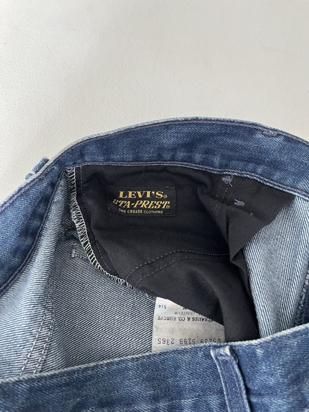 Levi's Vintage 90s levis sta-prest flared low rise jeans Y2K Size US 33 - 5 Thumbnail