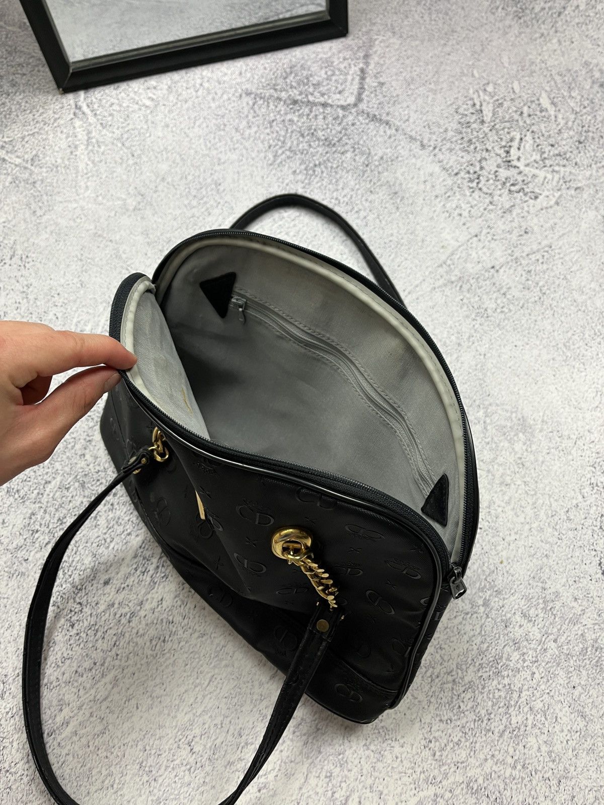 Christian Dior Monsieur Vintage 90’s Christian Dior CD Monogram Logo Shoulder Bag Size ONE SIZE - 7 Thumbnail