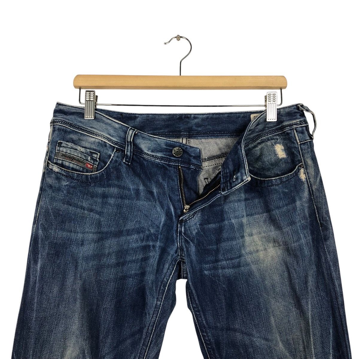 Diesel 📌Vintage Denim Jeans Diesel Parachute Bondage Biker Style Size US 32 / EU 48 - 18 Thumbnail