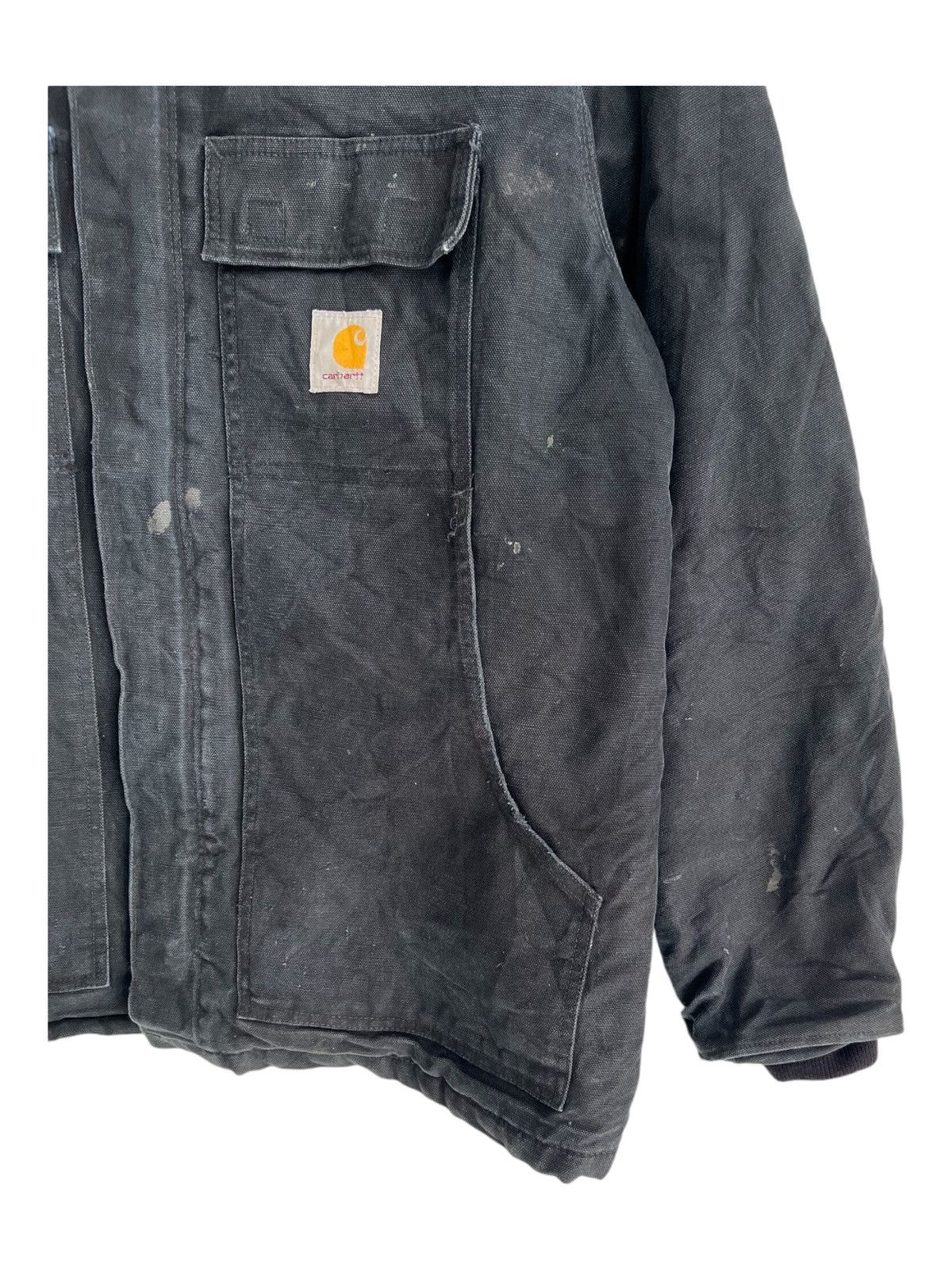 Carhartt × Carhartt Wip × Vintage Vintage Carhartt BLK Chore Artic Detroit Jacket Quilted Line Size US XL / EU 56 / 4 - 8 Thumbnail