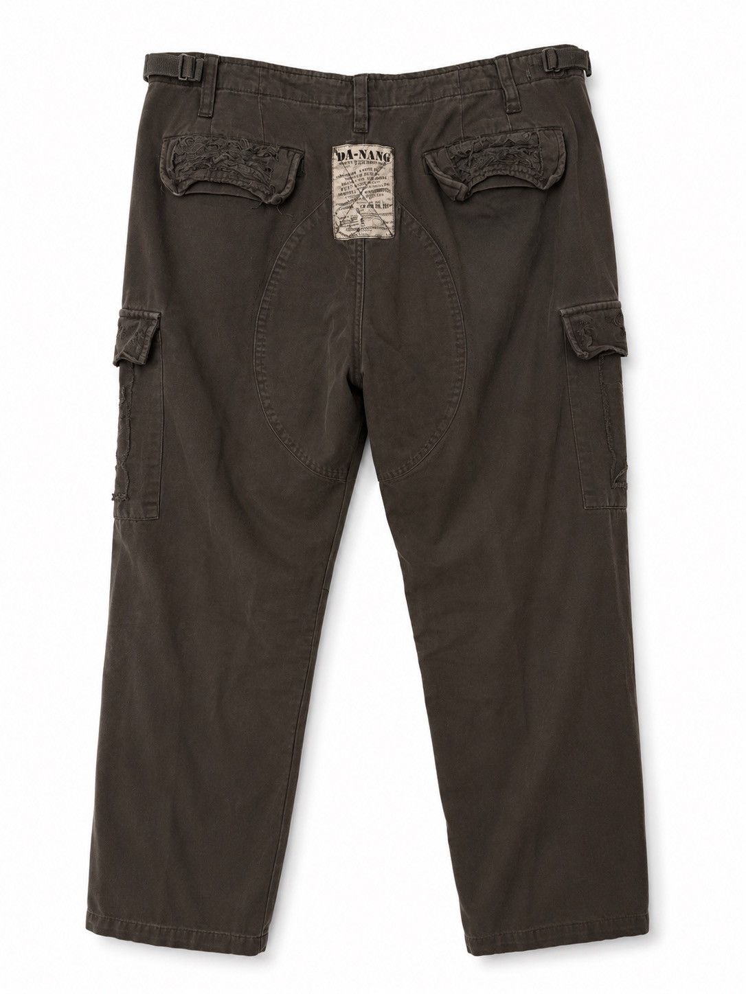 Other Da-Nang Embroidered Cargo Pants | Y2K Military Boho Style Size 28" / US 6 / IT 42 - 2 Thumbnail