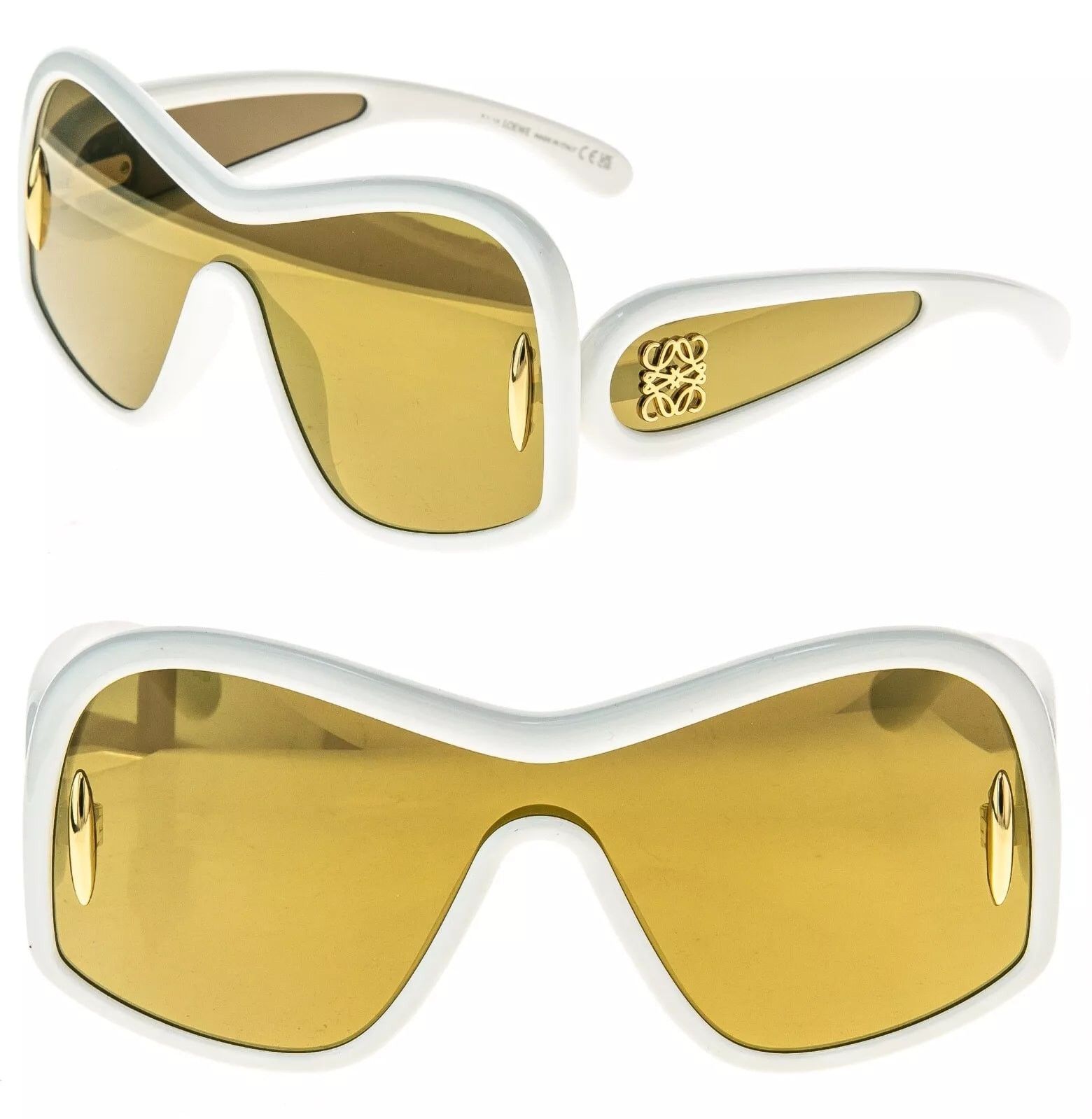 LOEWE Wave Mask Anagram Sunglasses Authentic Loewe Wave Anagram Mask Dark Glitter Sunglasses  main image 2