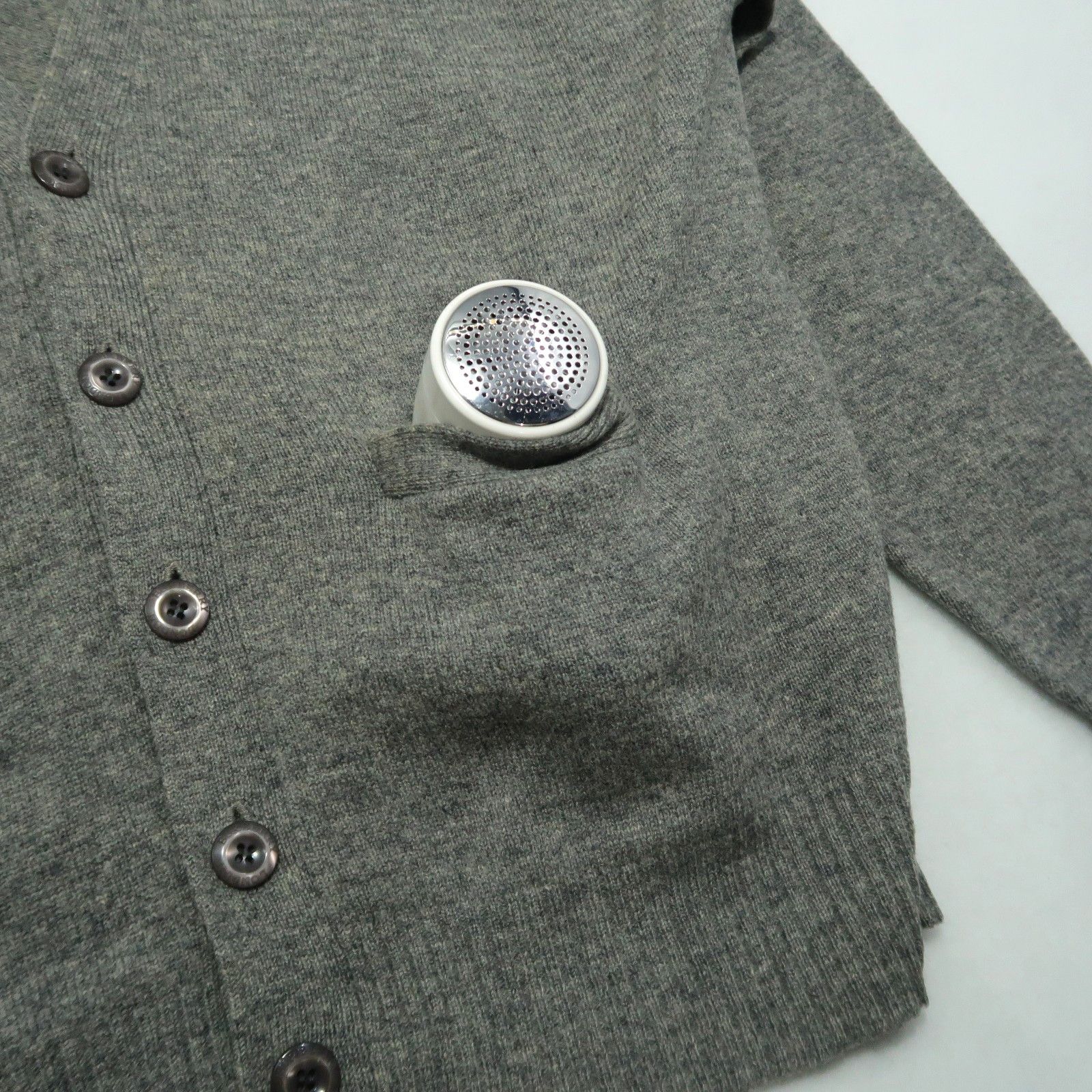 Burberry Vintage 90s Burberry London Wool Knit Cardigan Size US L / EU 52-54 / 3 - 7 Thumbnail