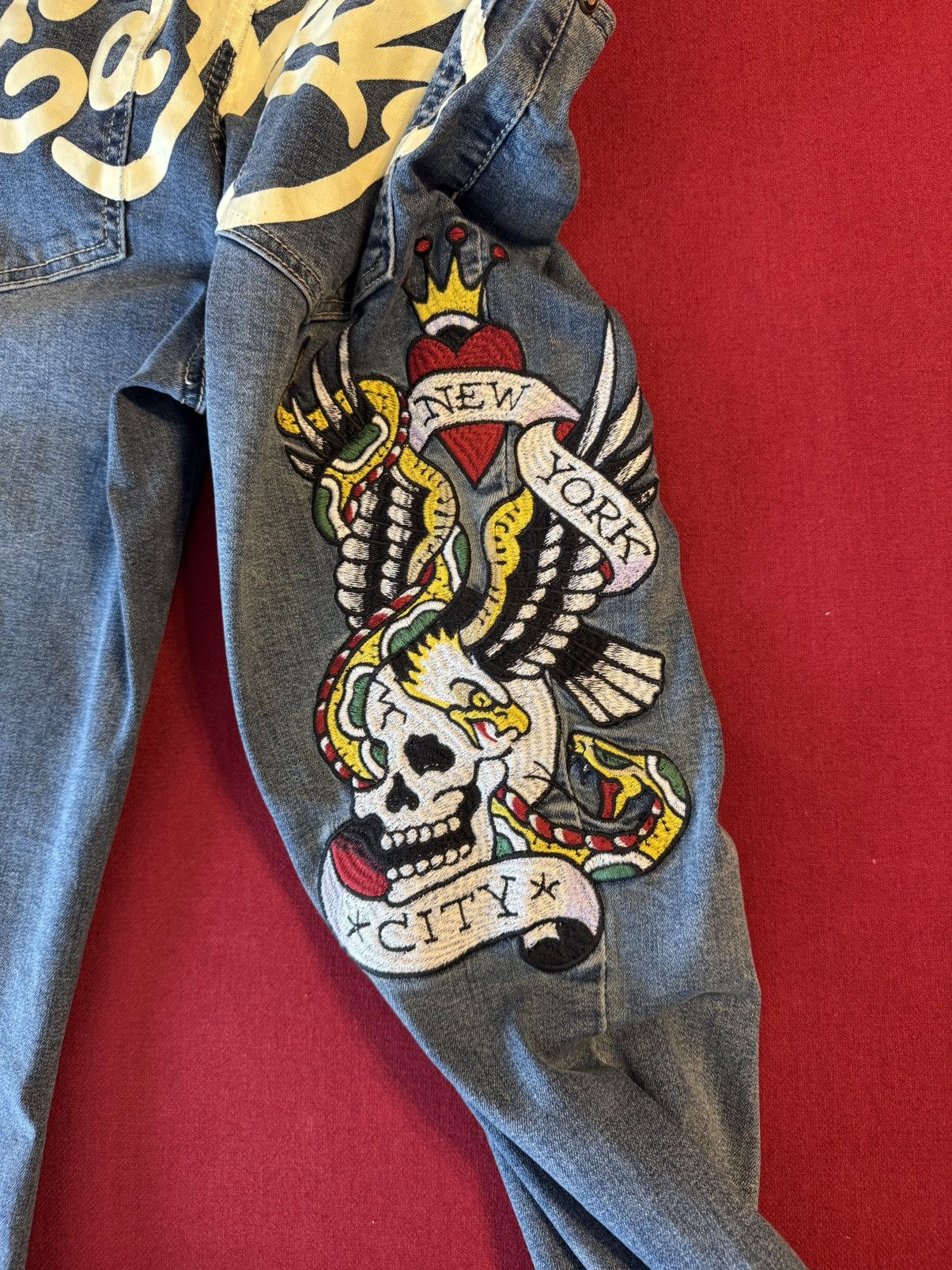 Ed Hardy × Vintage Ed Hardy Denim Size 30" / US 8 / IT 44 - 3 Thumbnail