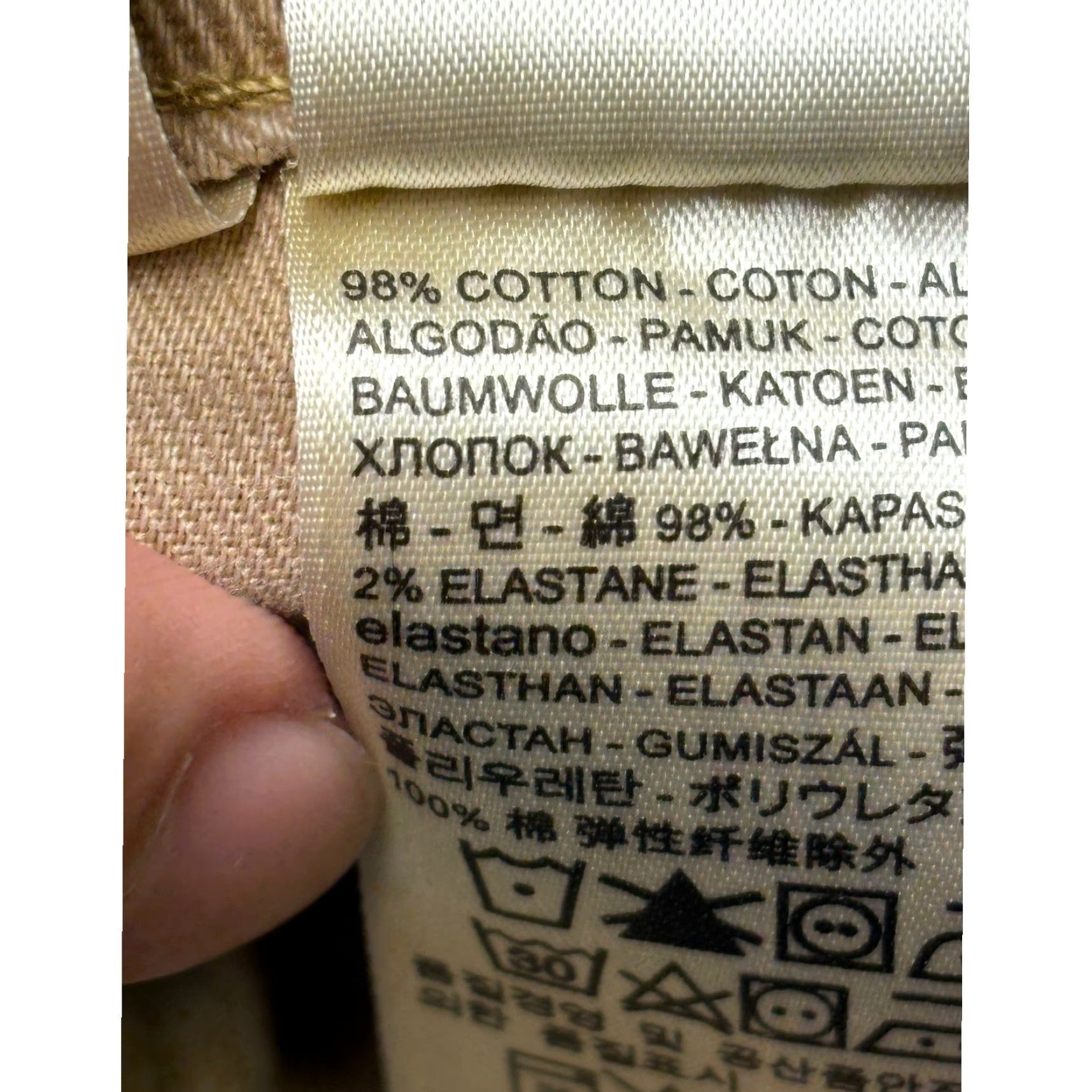 Vintage Levi Strauss 514 Tan Straight Jeans Men W30 L32 Cotton Stretch Size US 30 / EU 46 - 5 Thumbnail