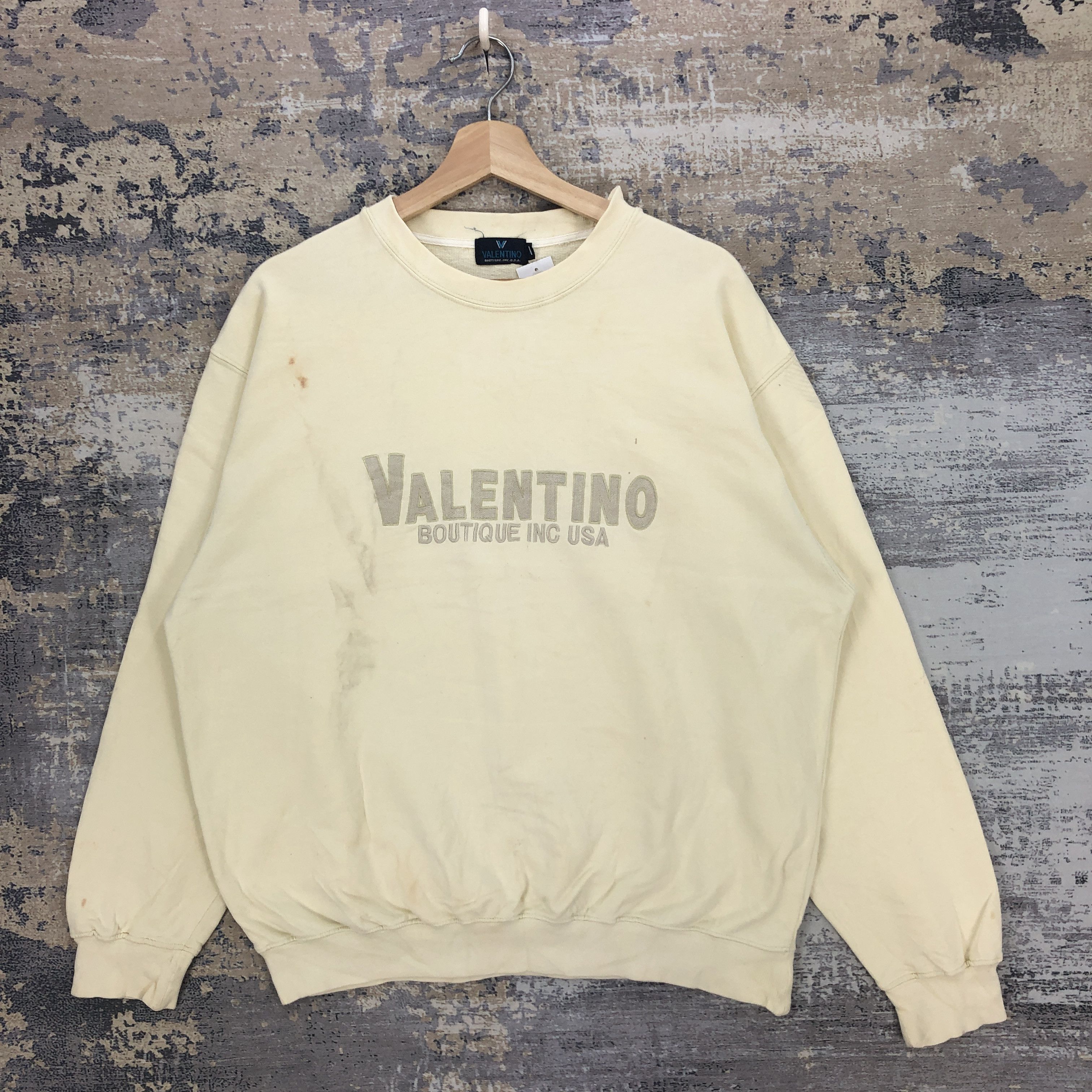 Valentino Vintage 90s Valentino Sweater Valentino Sweatshirt Jumper Size US L / EU 52-54 / 3 - 2 Thumbnail