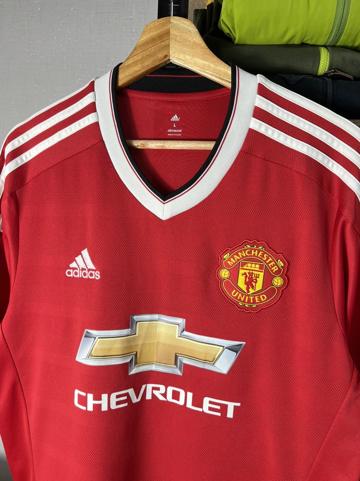 Adidas Adidas Manchester United Home Jersey L – Chevrolet Sponsor Size US L / EU 52-54 / 3 - 2 Thumbnail
