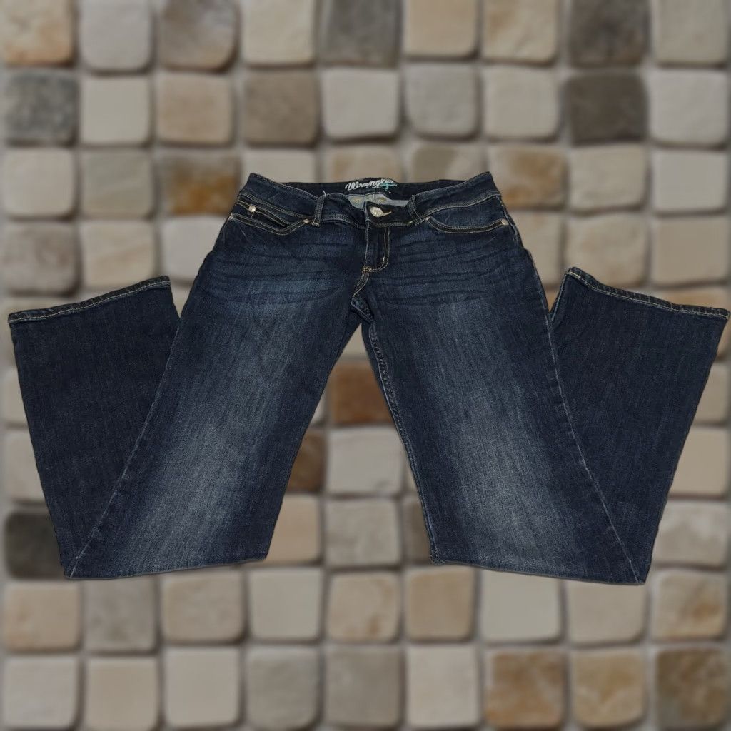 Wrangler Wrangler Retro Jeans Women Bootcut Denim 30 in Blue Sadie 7/8x34 Regular Size 28" / US 6 / IT 42 - 1 Thumbnail