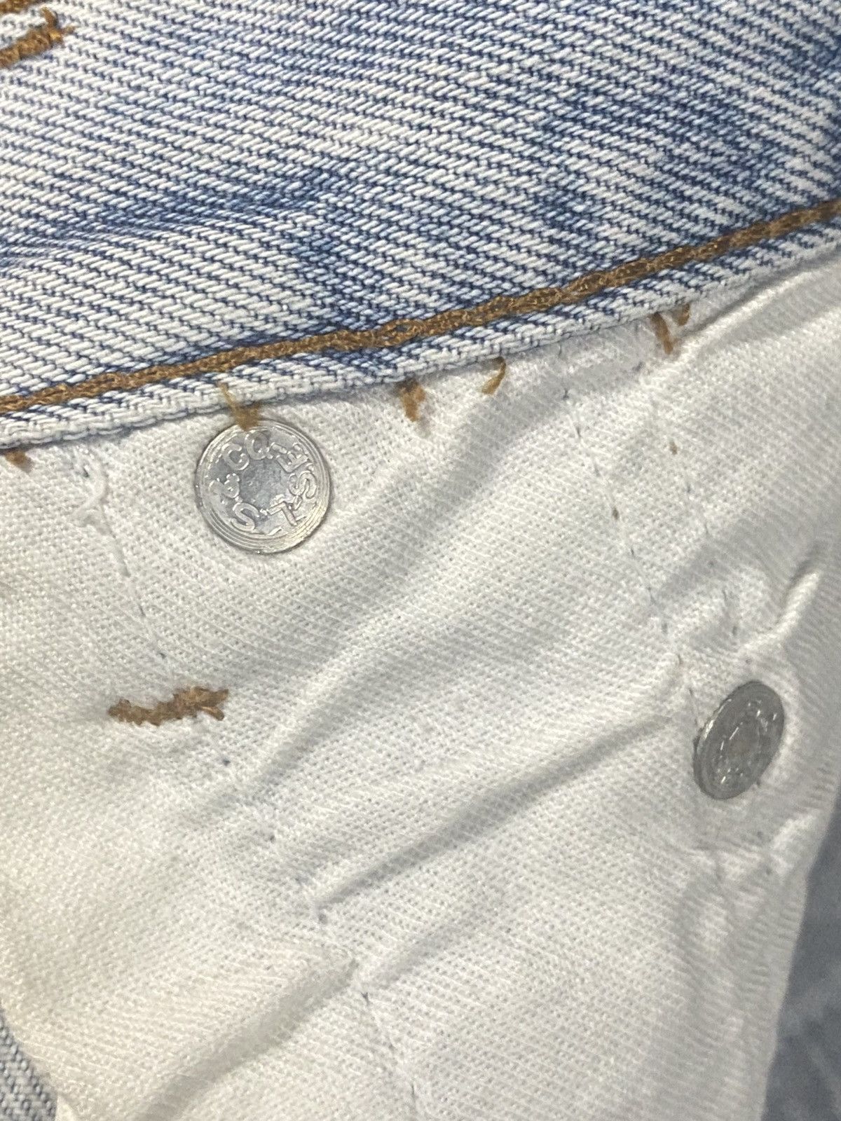 Levi's Vintage early 80s 522 Levis 501 Dirty washed Faded rework Size US 31 - 15 Thumbnail