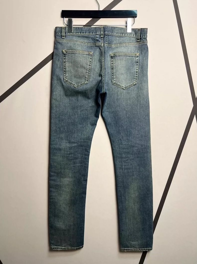 Saint Laurent Paris Saint Laurent ParisSpring/Summer 14 D01 Washed Blue Founda Size US 34 / EU 50 - 2 Thumbnail