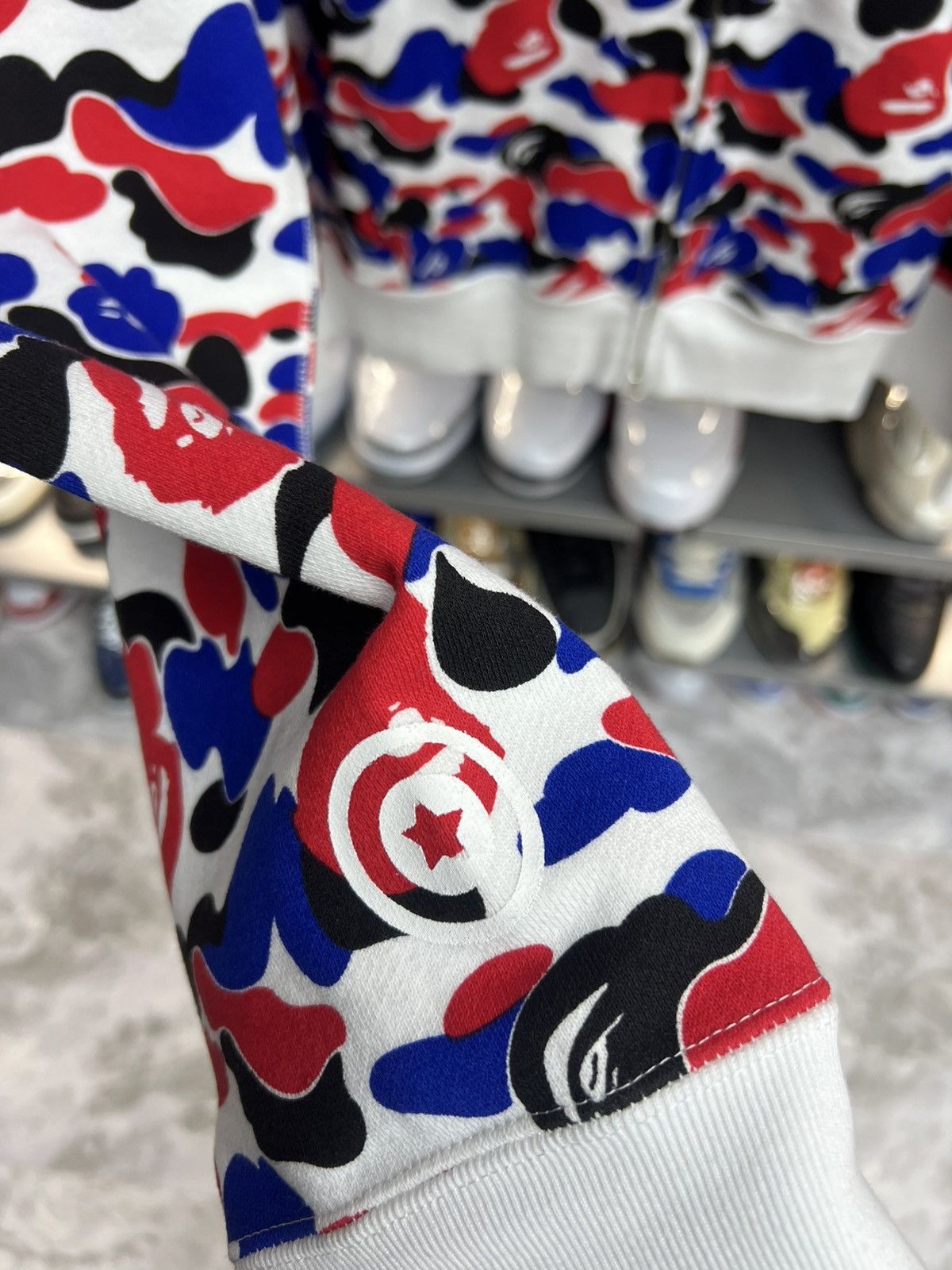 Bape Bape Shark London Camo Fullzip Hoodie Size US XL / EU 56 / 4 - 7 Thumbnail