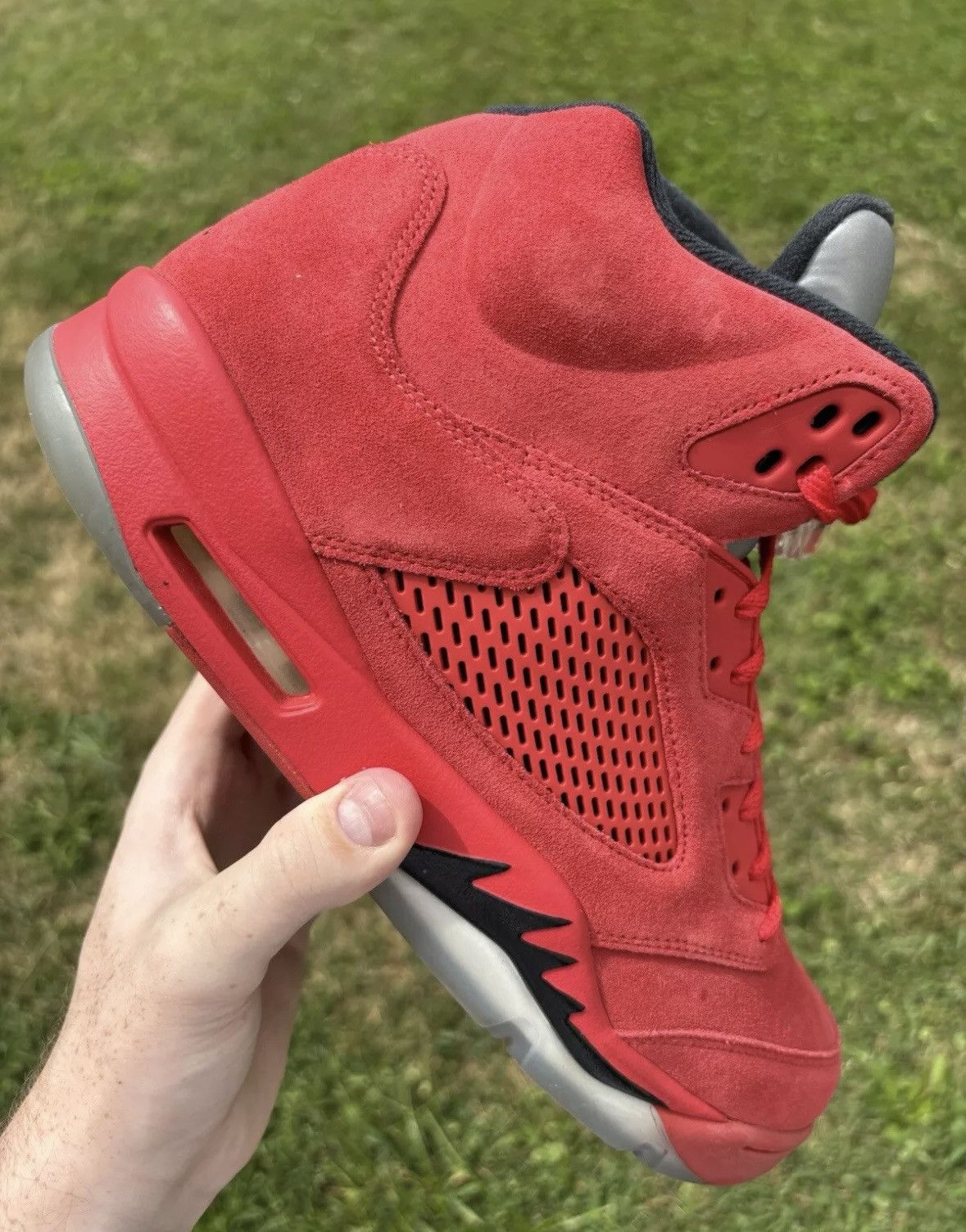 Air Jordan Retro Red Suede 2017 Size 13